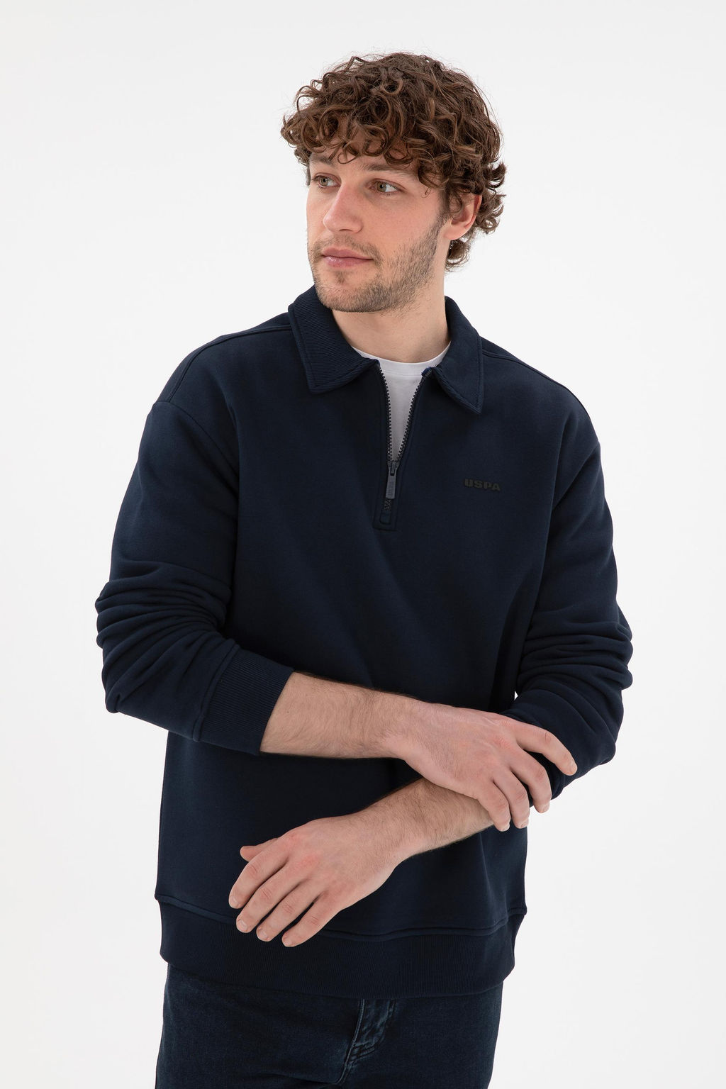 Мужская базовая толстовка ВМС Неожиданная скидка в корзине - U.s. polo assn фото 3