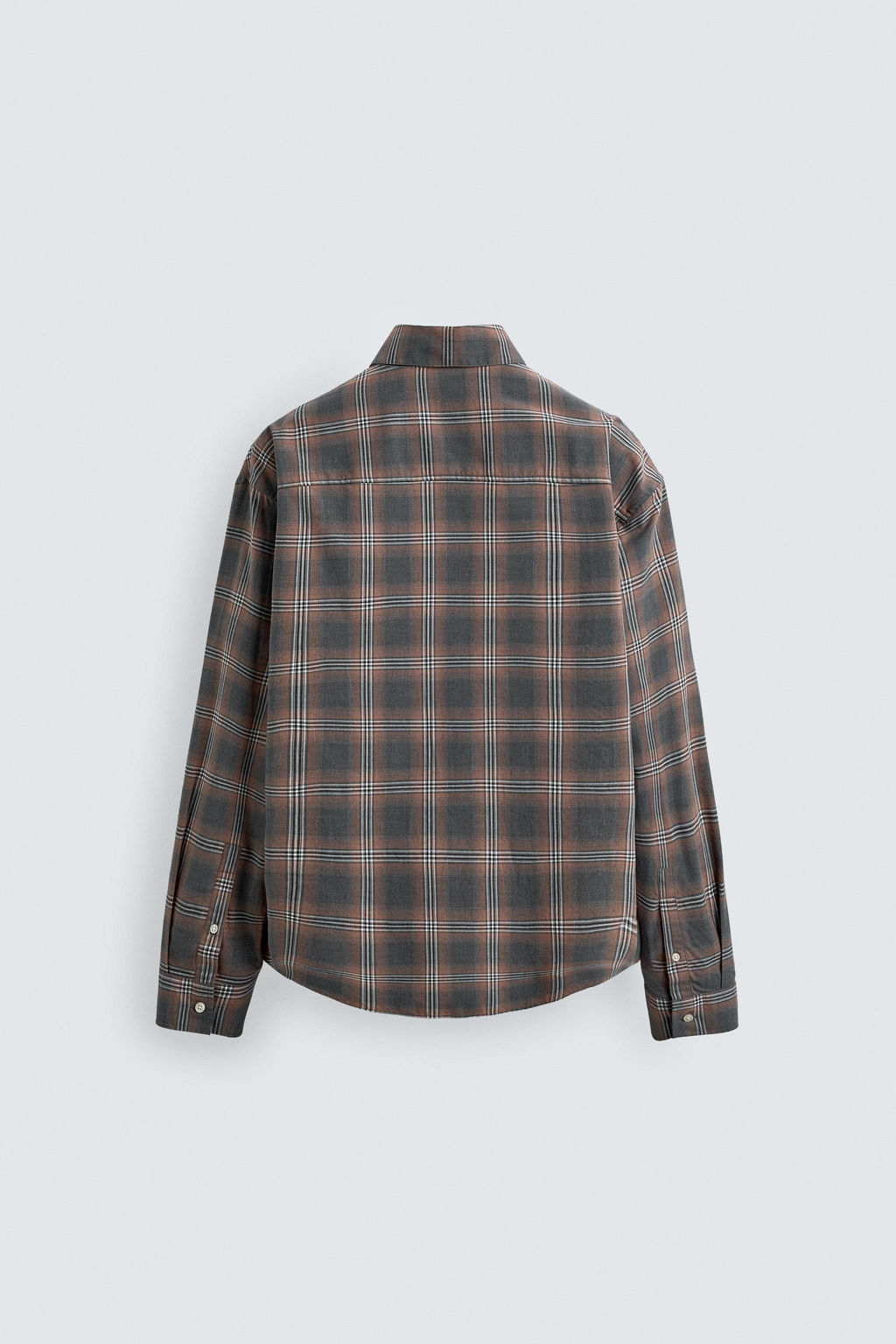 RELAXED FIT CHECK SHIRT - Zara фото 7