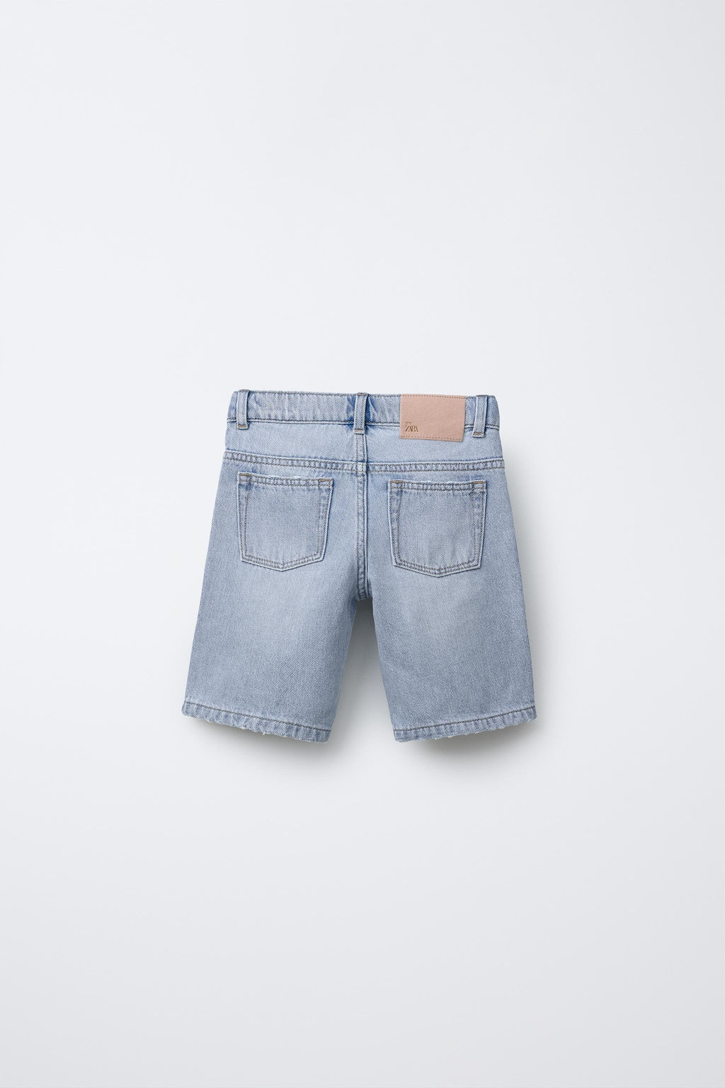 ORIGINAL FIT DENIM BERMUDA SHORTS - Zara фото 2