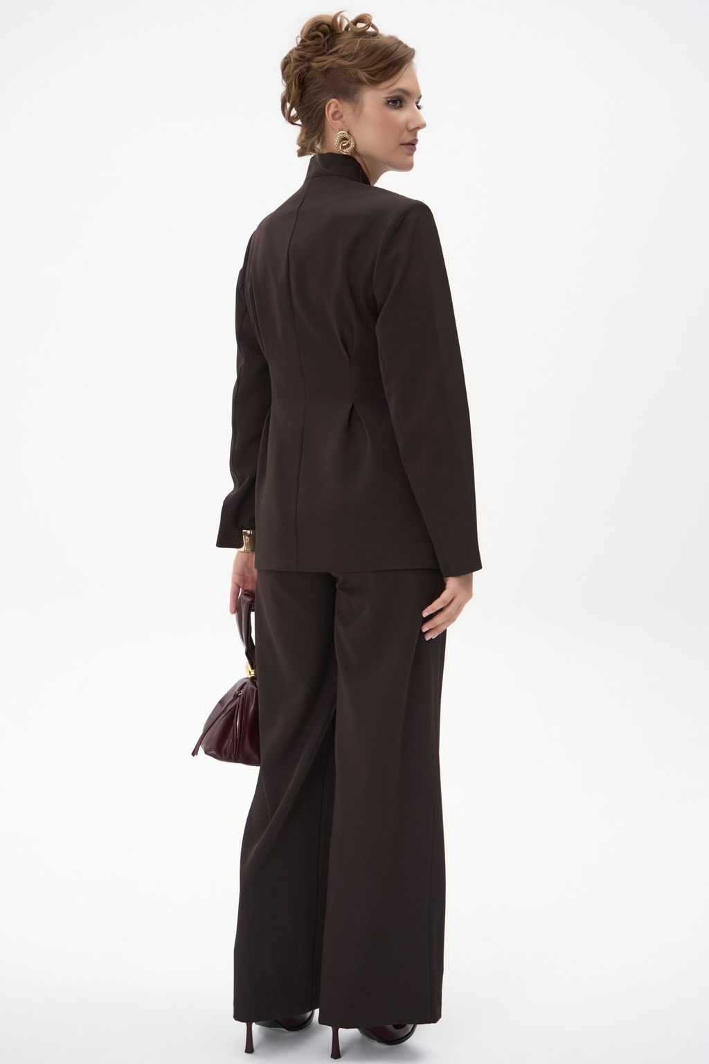 Пиджак Тайрис (шоколадный) - Эльза фото 15