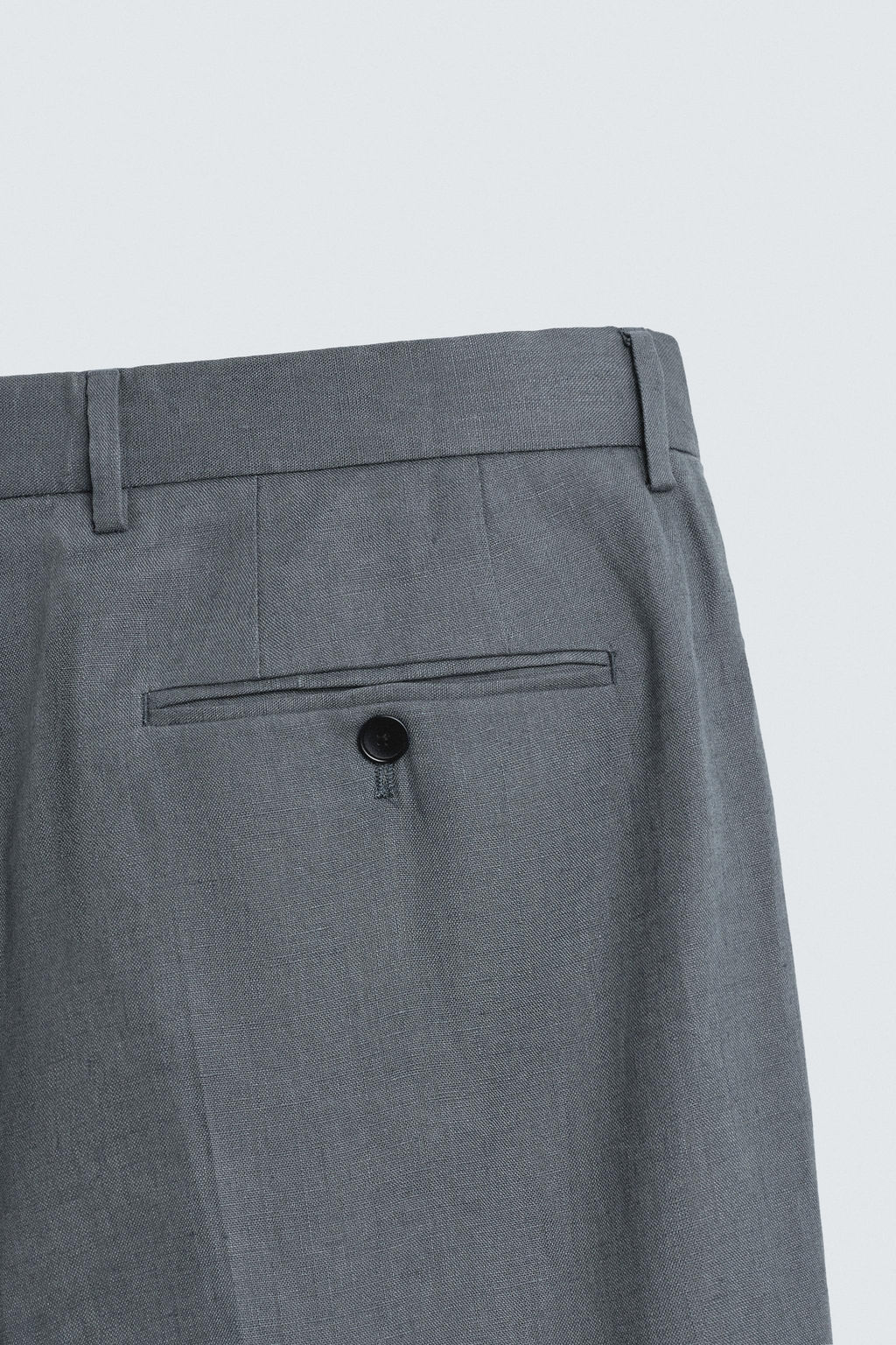 100% LINEN SUIT TROUSERS - Zara фото 16