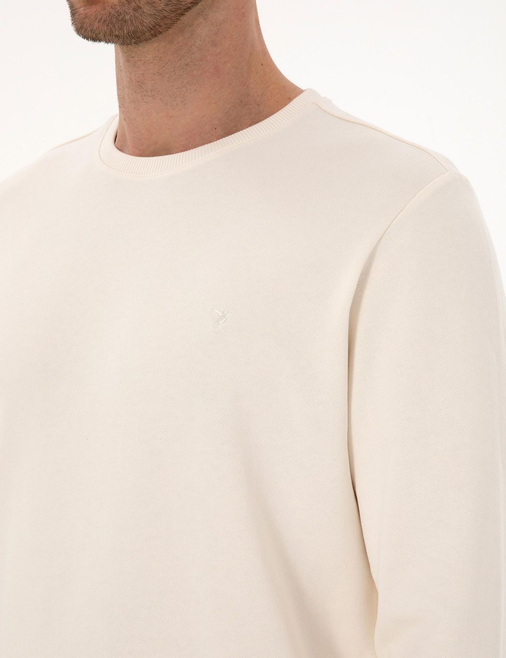 Ekru Regular Fit Sweatshirt