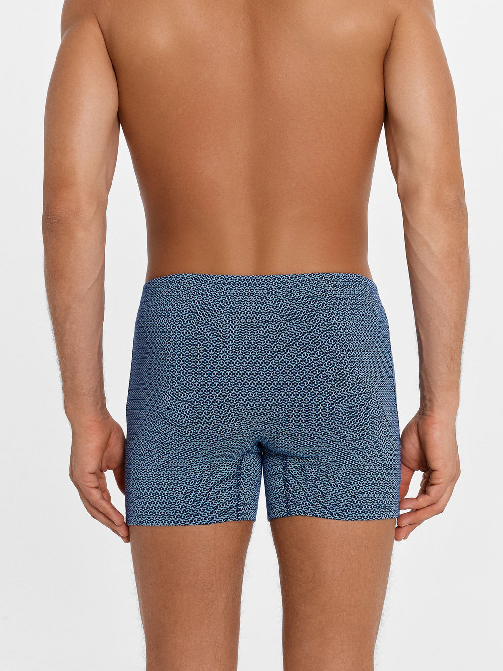 Цена за 2 штуки! Трусы мужские боксеры темно-синие с принтом кубы - Mark formelle фото 4