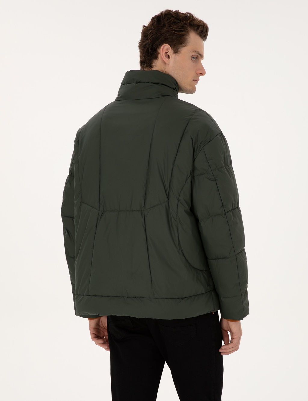 Koyu Haki Oversize Mont - Pierre cardin фото 5