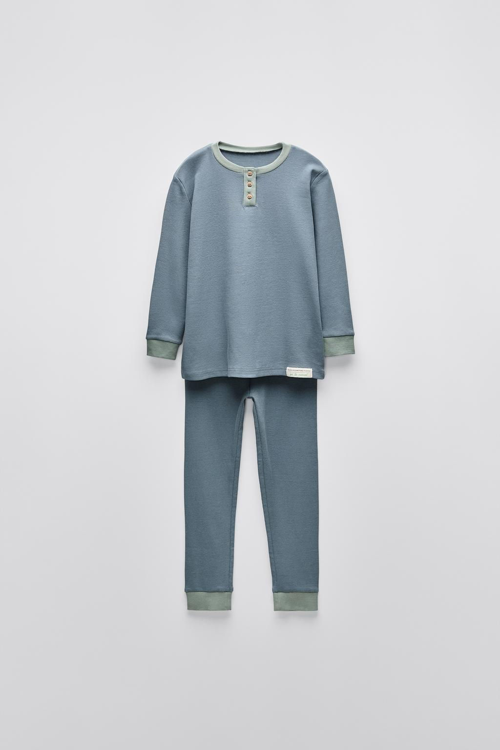 6-14 YEARS/ PLAIN HENLEY PYJAMAS - Zara фото 9
