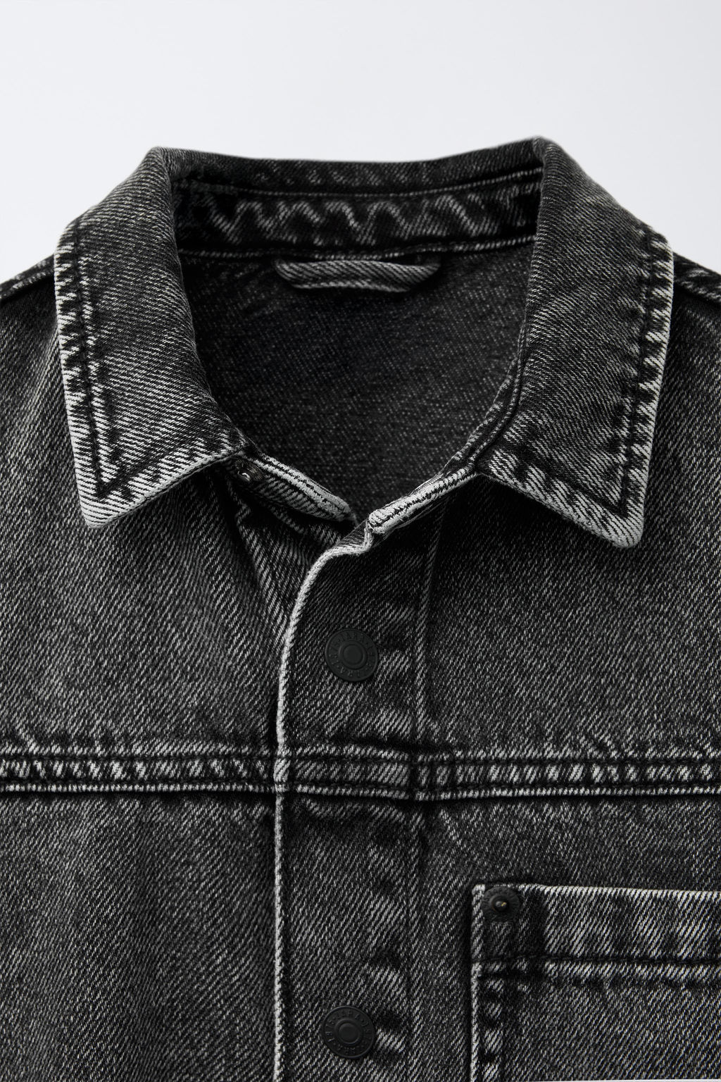 EMBROIDERED DENIM OVERSHIRT - Zara фото 3