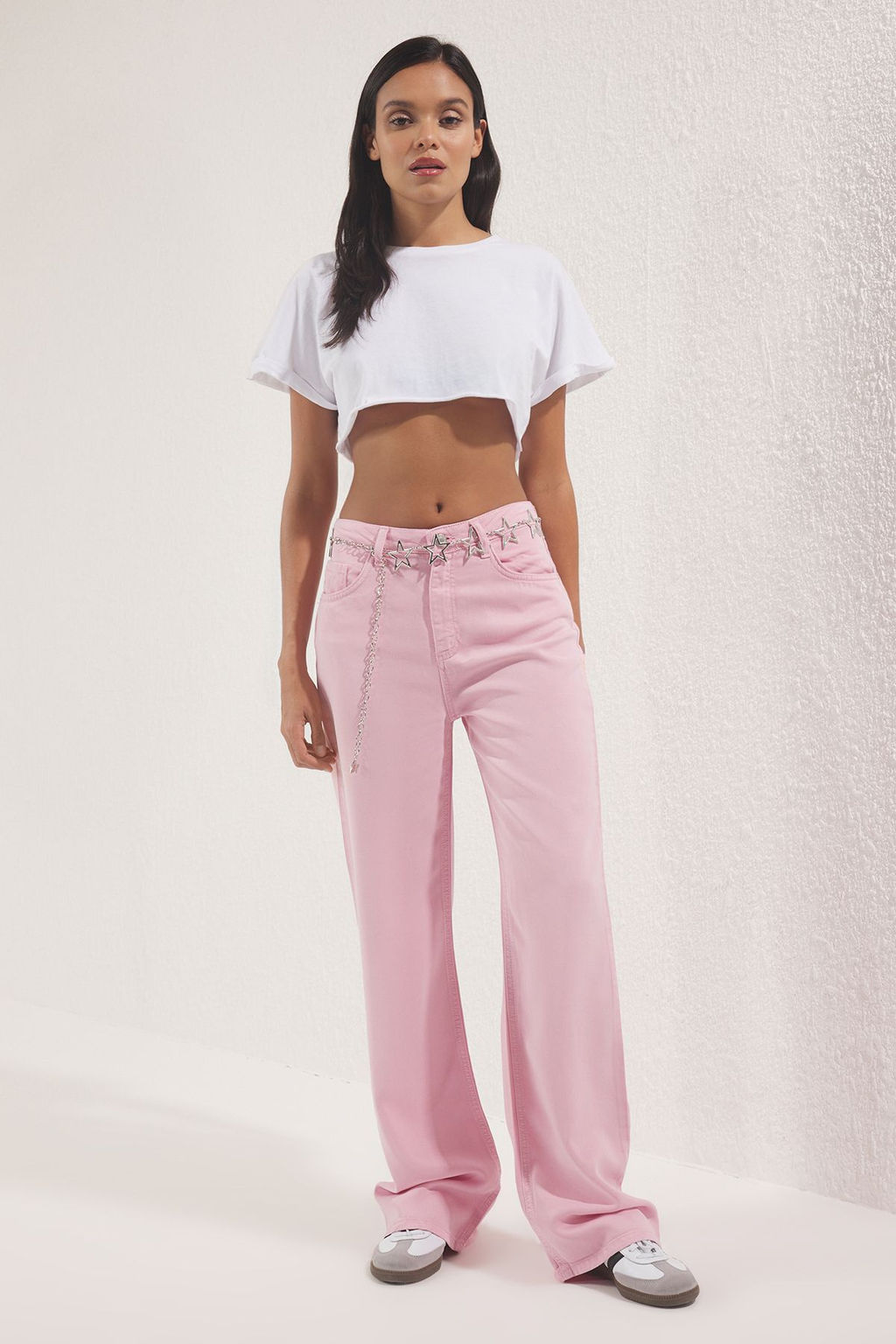 Vizon %100 Tencel Yuksek Bel Wide Leg Jeans TWOSS25JE00262 - Trendyolmilla фото 7