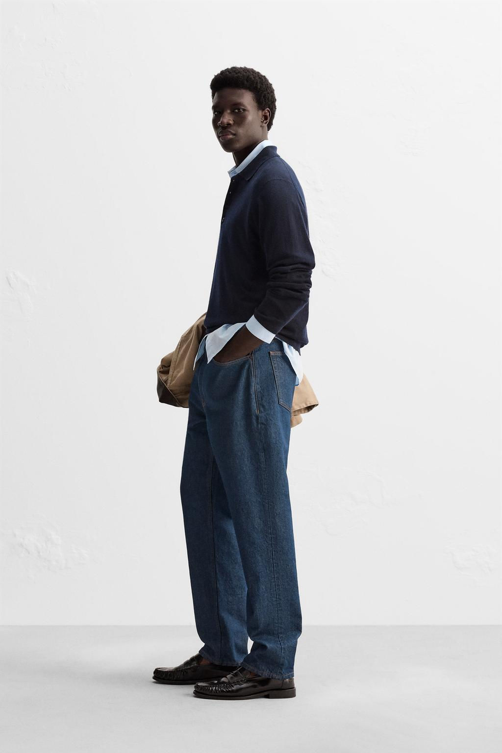 LIGHTWEIGHT WOOL AND CASHMERE KNIT POLO SHIRT - Zara фото 4