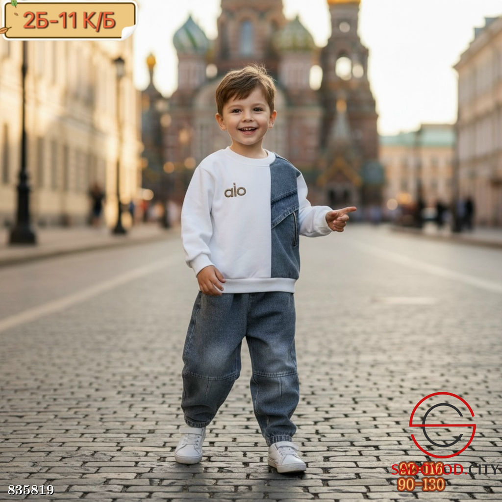 Костюм для мальчика джинсовый