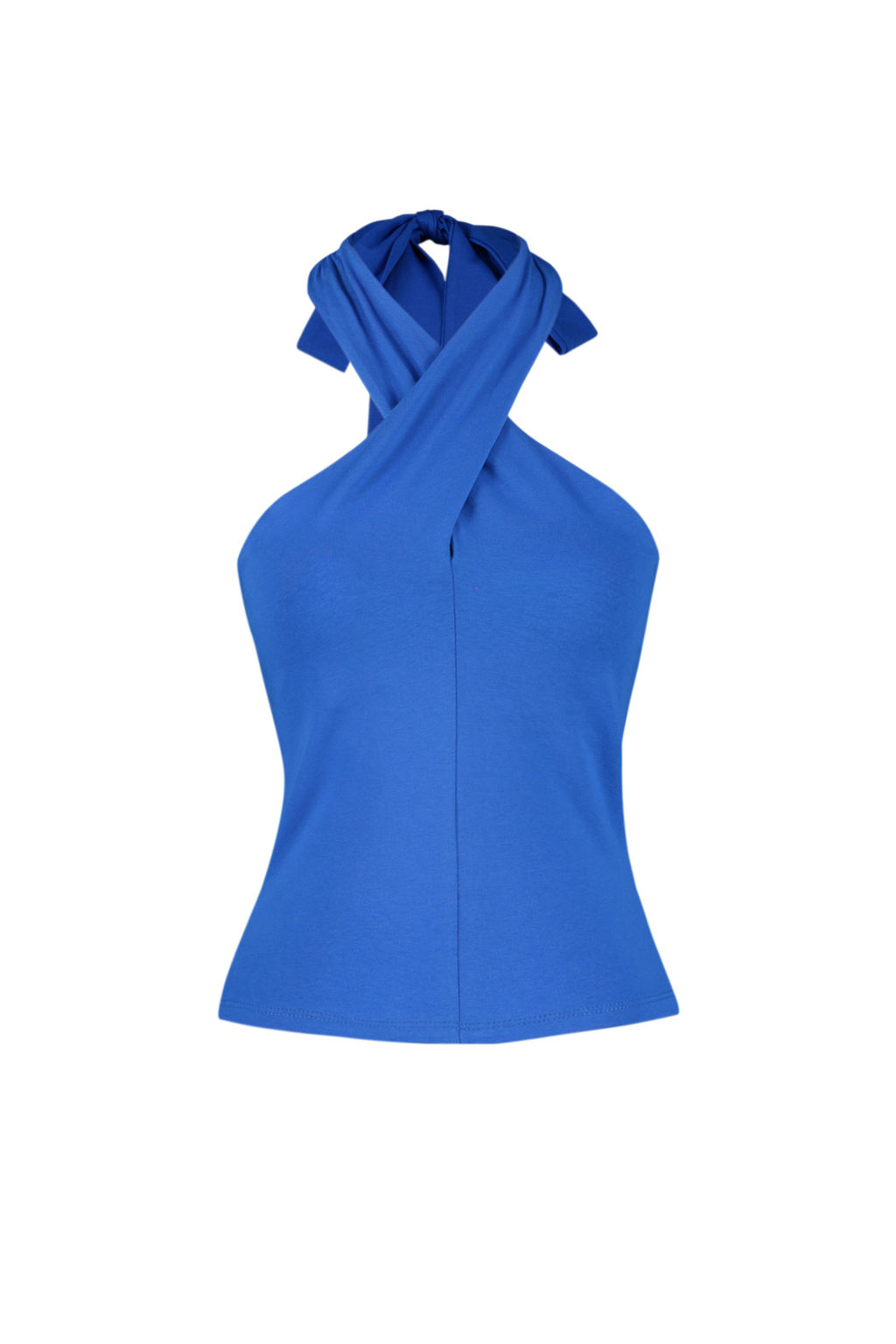 Trendyolmilla Siyah Boyundan Baglamal? Fitted/Vucuda Oturan Esnek Orme Bluz TWOSS24BZ00459  фото 19