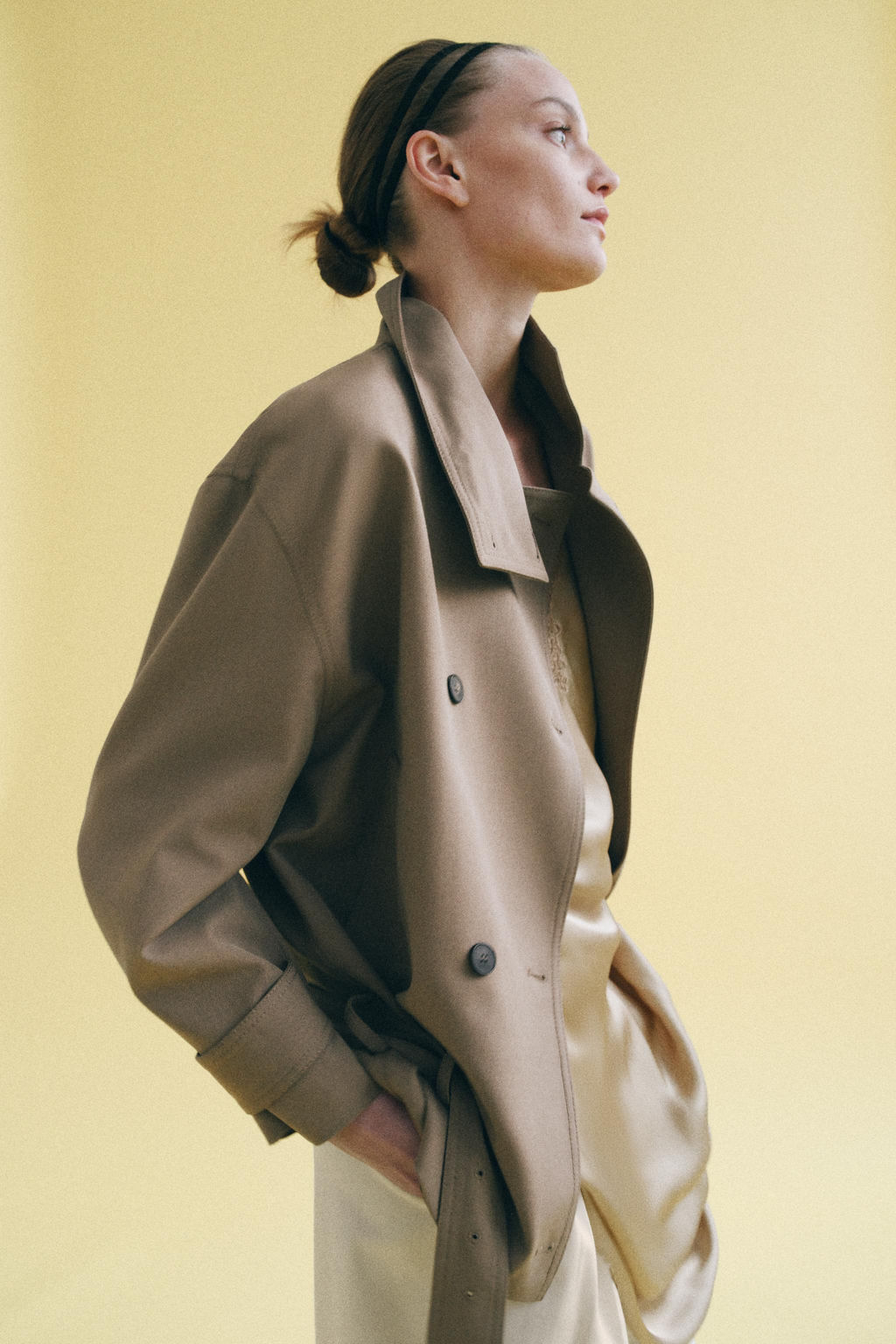 ZW COLLECTION FLOWING JACKET WITH BELT - Zara фото 2
