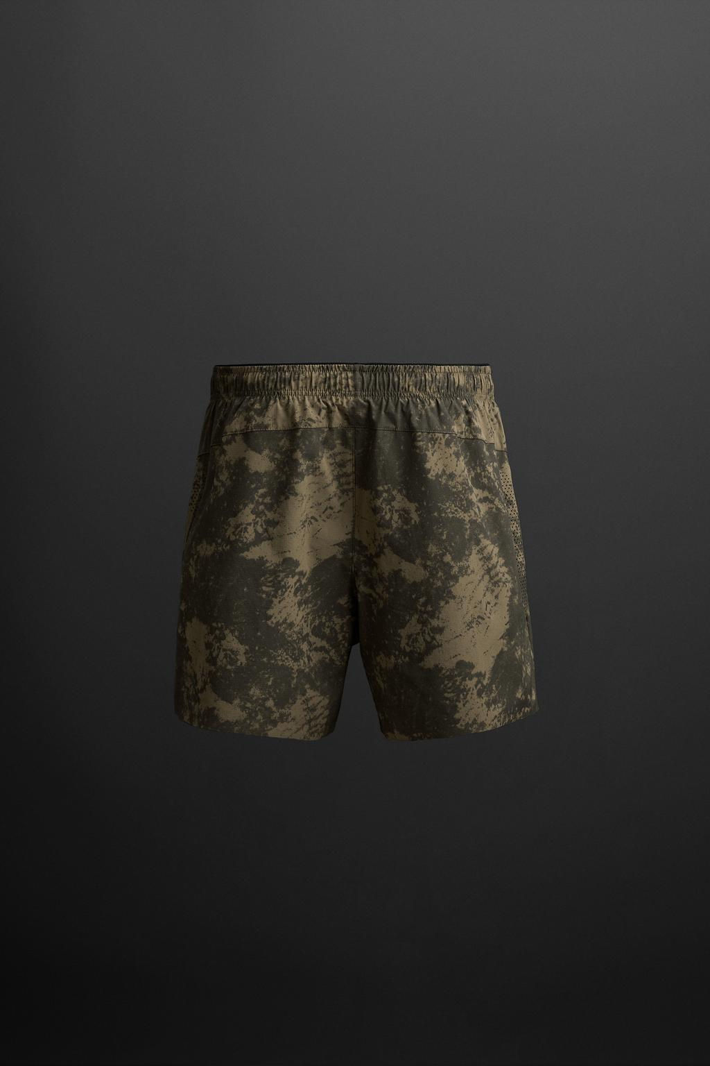 PRINTED TRAINING SHORTS - Zara фото 8