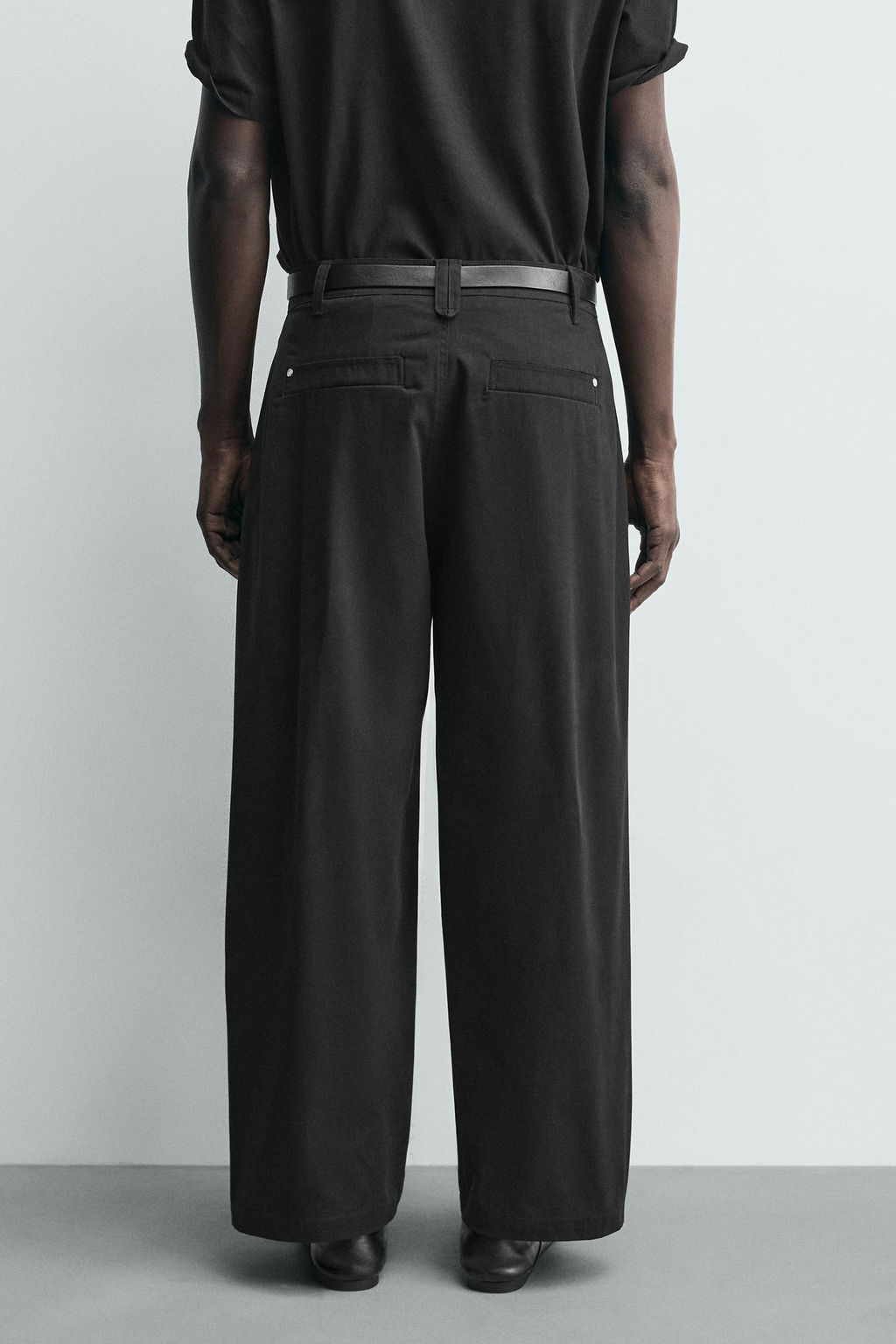 PANTAL?N CHINO WIDE FIT / Negro - Zara фото 11