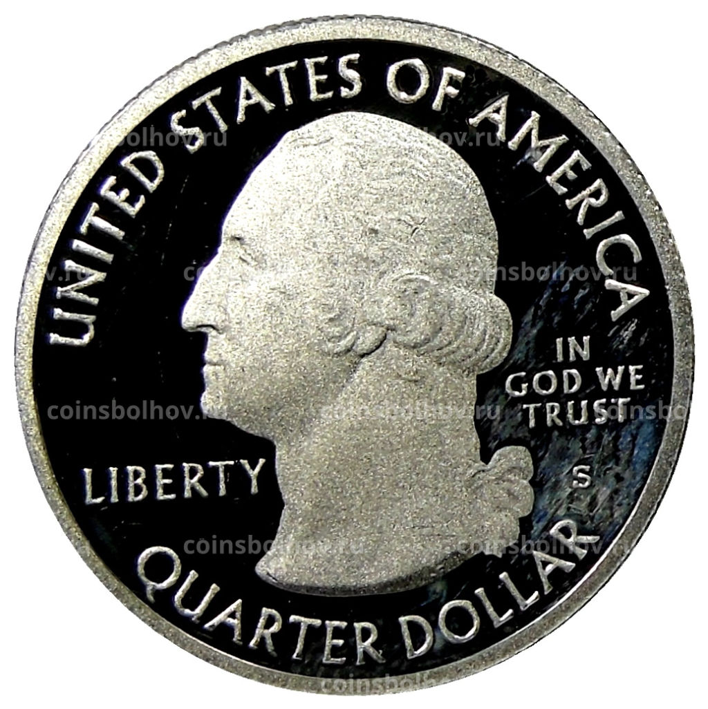 1/4 доллара (25 центов) 2012 года S США Национальные парки № 15 Денали