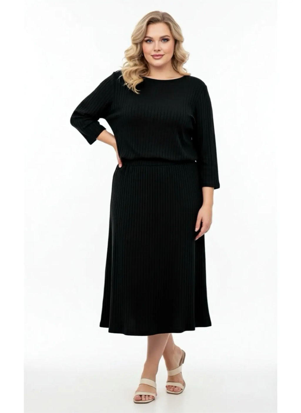 Классическая юбка UB02208BLK01