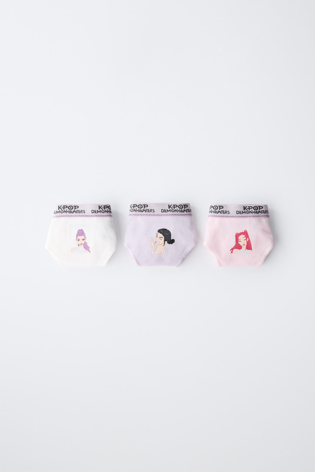 6-14 A_OS/ PACK TRES BRAGUITAS KPOP DEMON HUNTERS NETFLIX - Zara фото 2