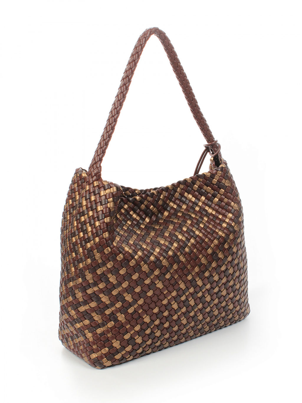 LACCOMA сумка СУ1053-0-мультицвет коричневый эко кожа хлопок фото 2