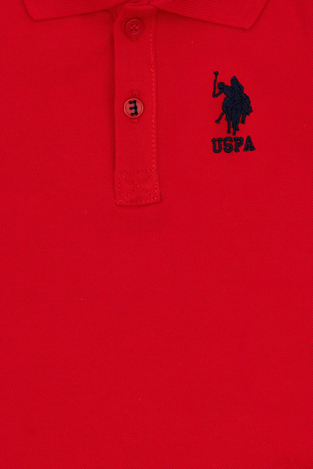 Футболка-поло детская U.S. Polo Assn красная из хлопка
