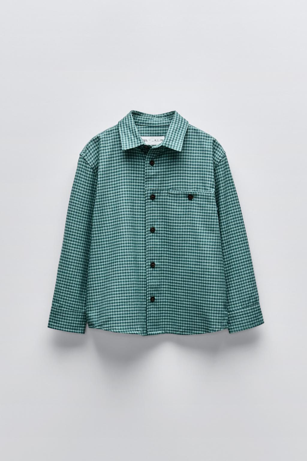 CHECK SHIRT - Zara фото 3