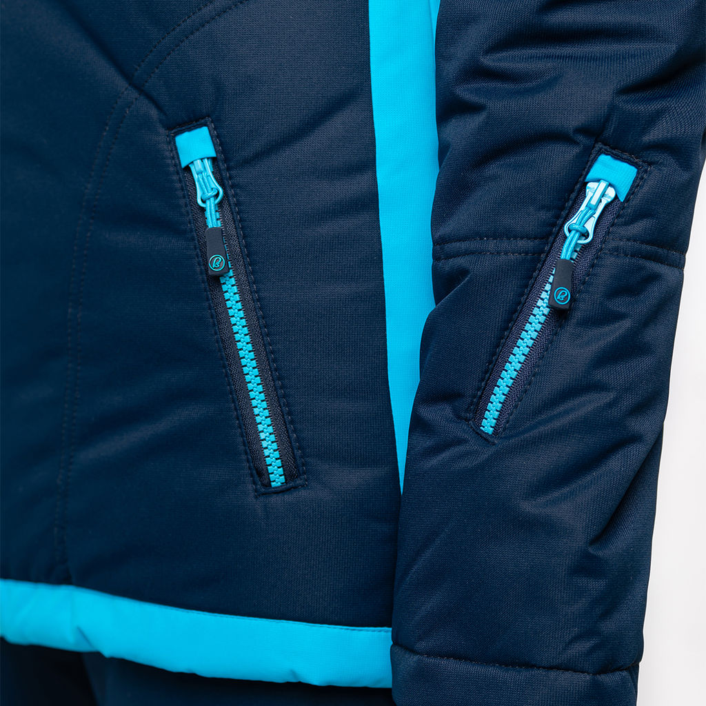 Утеплённый костюм М-218 Синий/Бирюзовый - Rodos фото 7