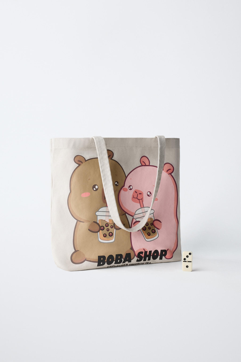 CAPYBARA CAPYFUN  TOTE BAG - Zara фото 6