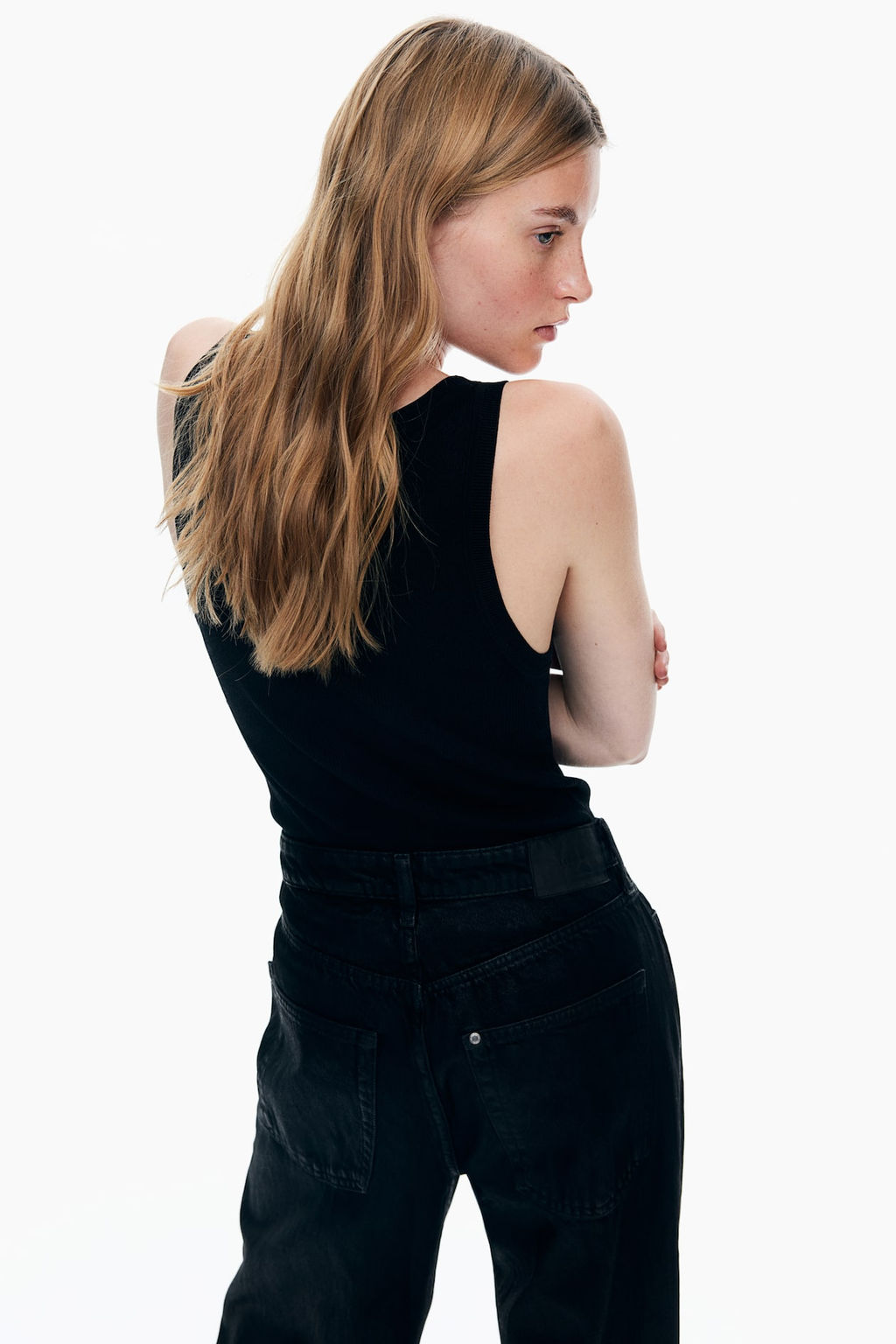 Wide Ultra High Jeans - H&m фото 4