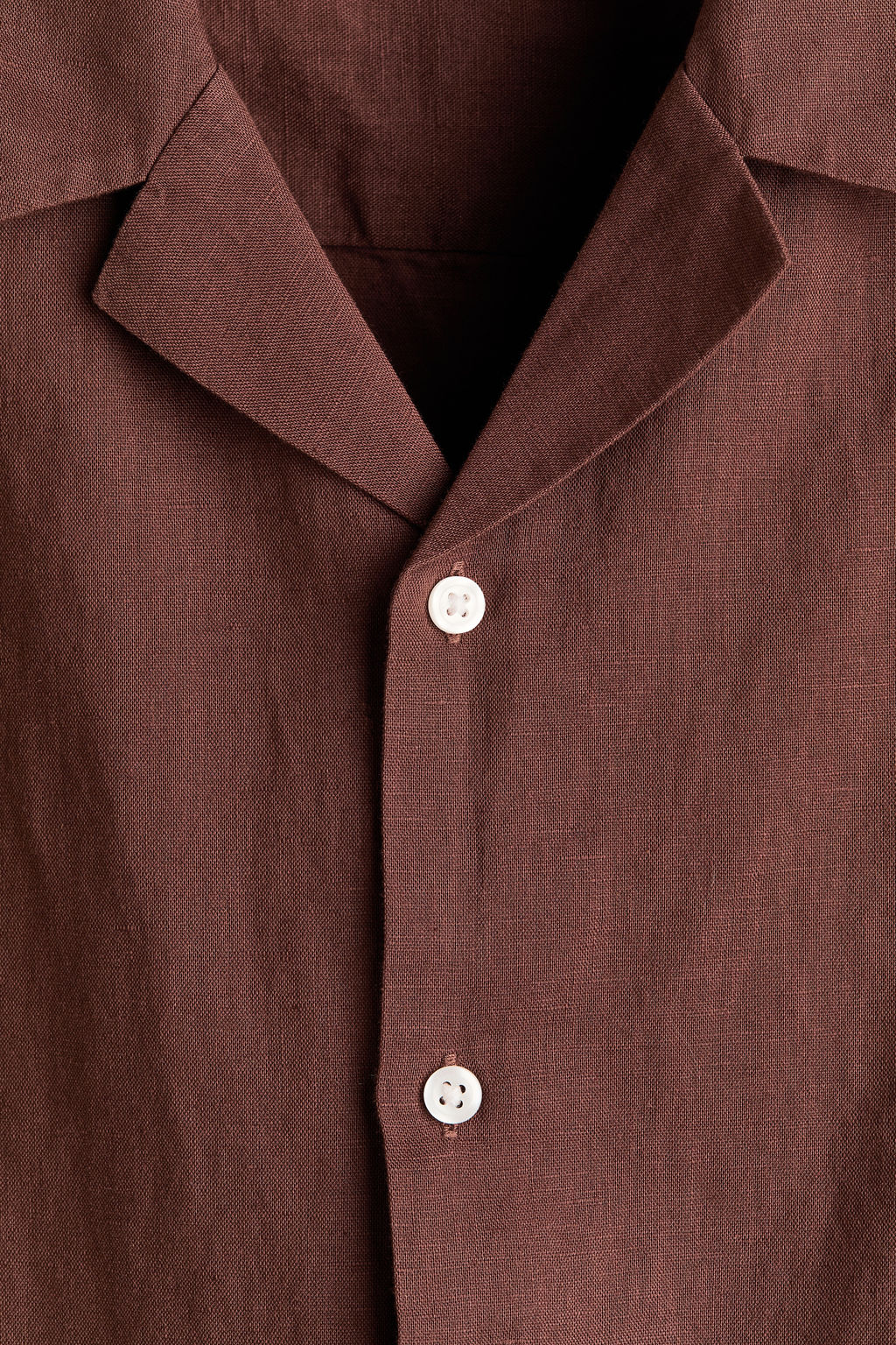 Camisa resort en mezcla de lino Relaxed Fit - H&m фото 9