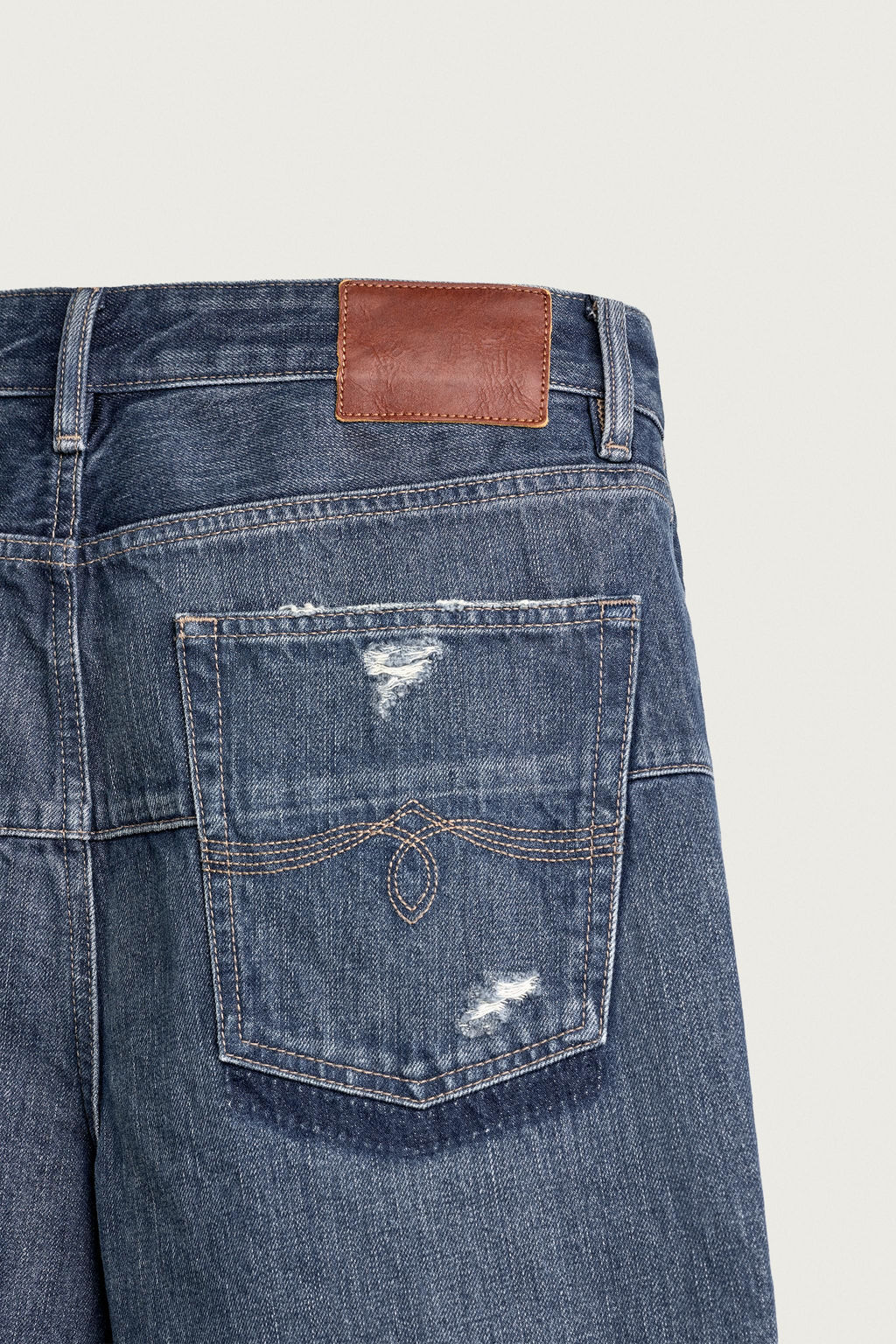 JEANS FLARE FIT COSTURAS / Azul - Zara фото 10