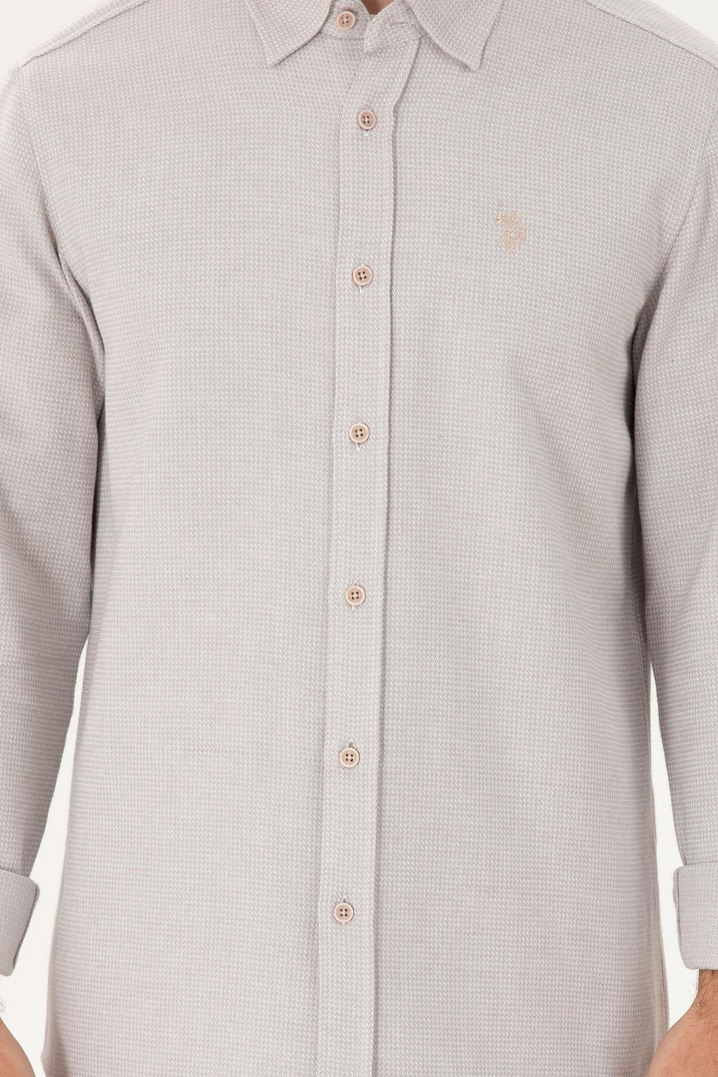 Мужская рубашка с длинным рукавом Stone - U.s. polo assn фото 6