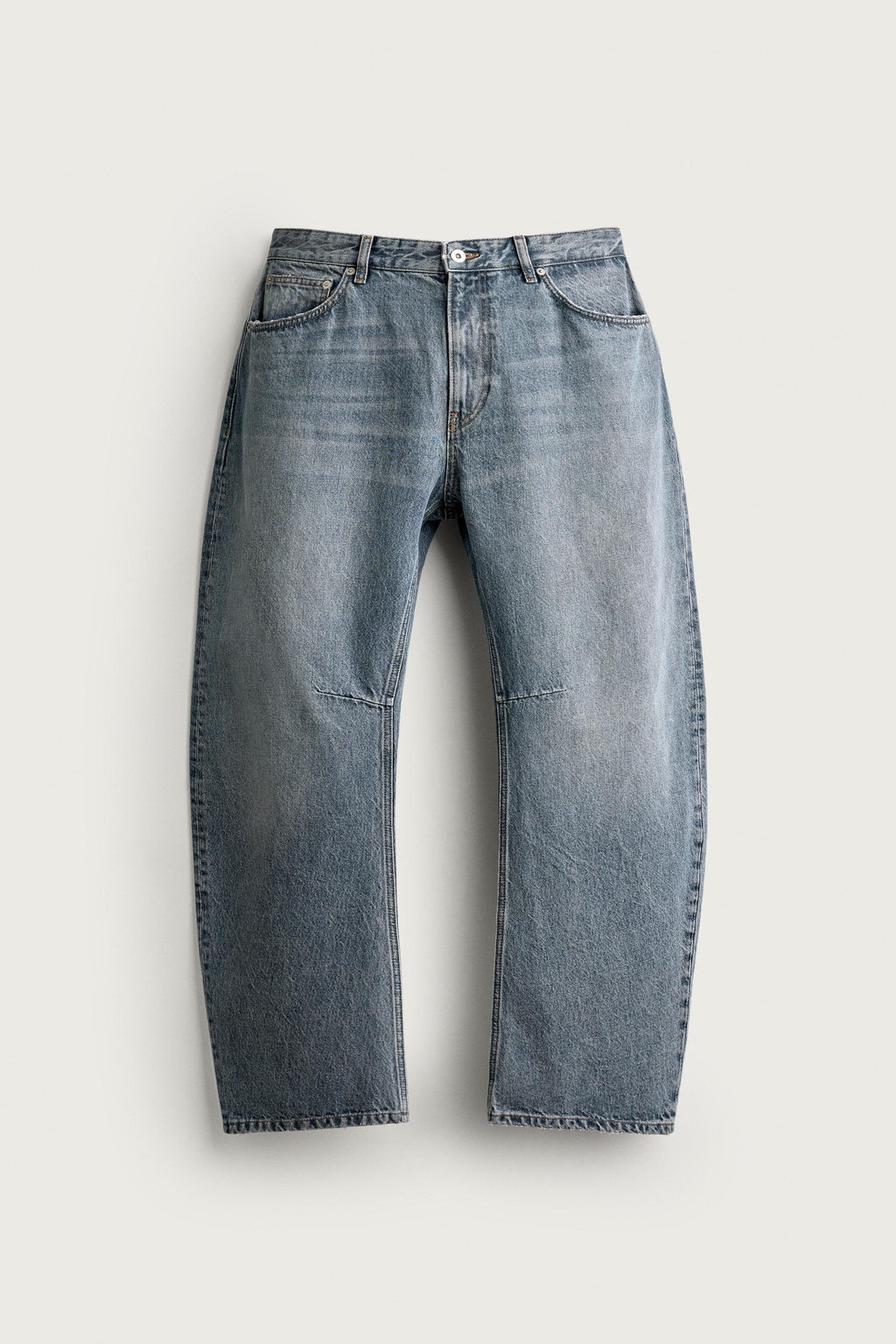 JEANS STRAIGHT BARREL FIT / Azul - Zara фото 6