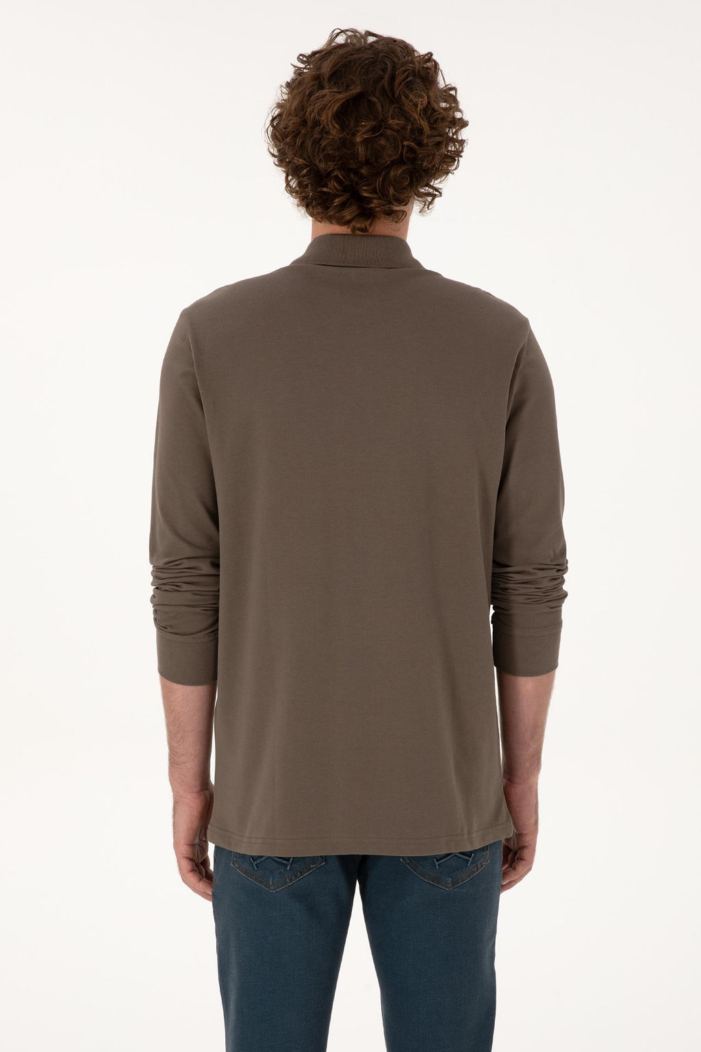 Erkek Vizon Basic Sweatshirt Sepette S_rpriz _ndirim - U.s. polo assn фото 5