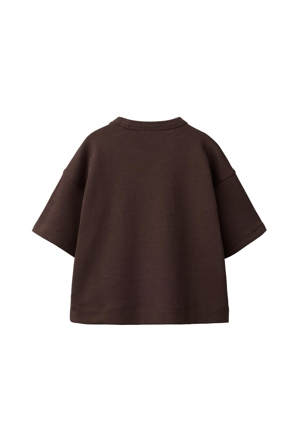 CAMISETA B?SICA INTERLOCK / Marr?n - Zara фото 7
