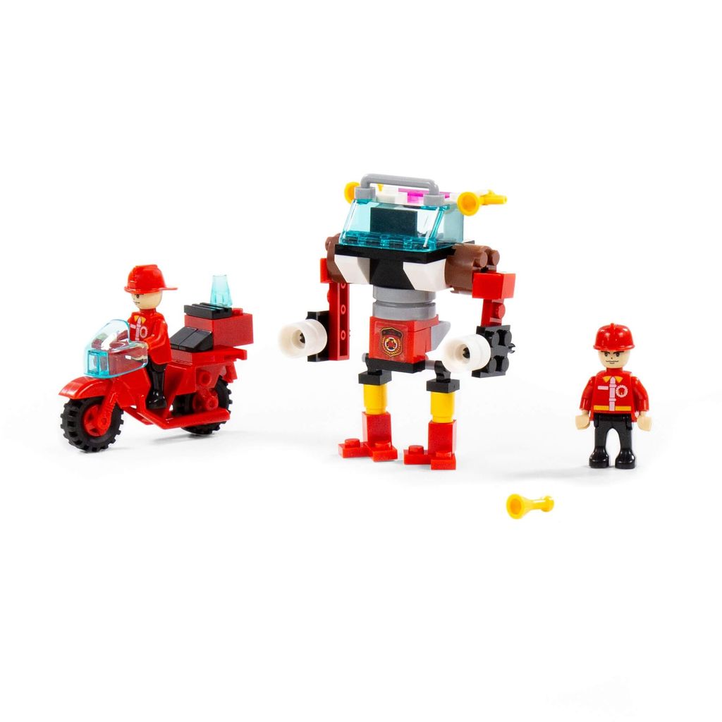 Конструктор Классик Пожарная служба-1.6 (107 элементов) (в коробке) - Полесье фото 7