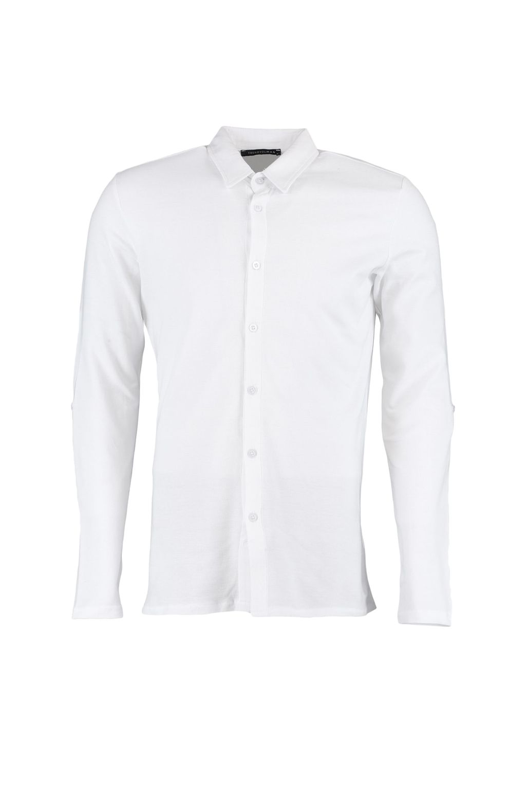 TRENDYOL MAN Siyah Slim Fit Gomlek Yaka Orme Pike Apoletli Rahat Gomlek TMNSS22GO0051 - Trendyolmilla фото 7