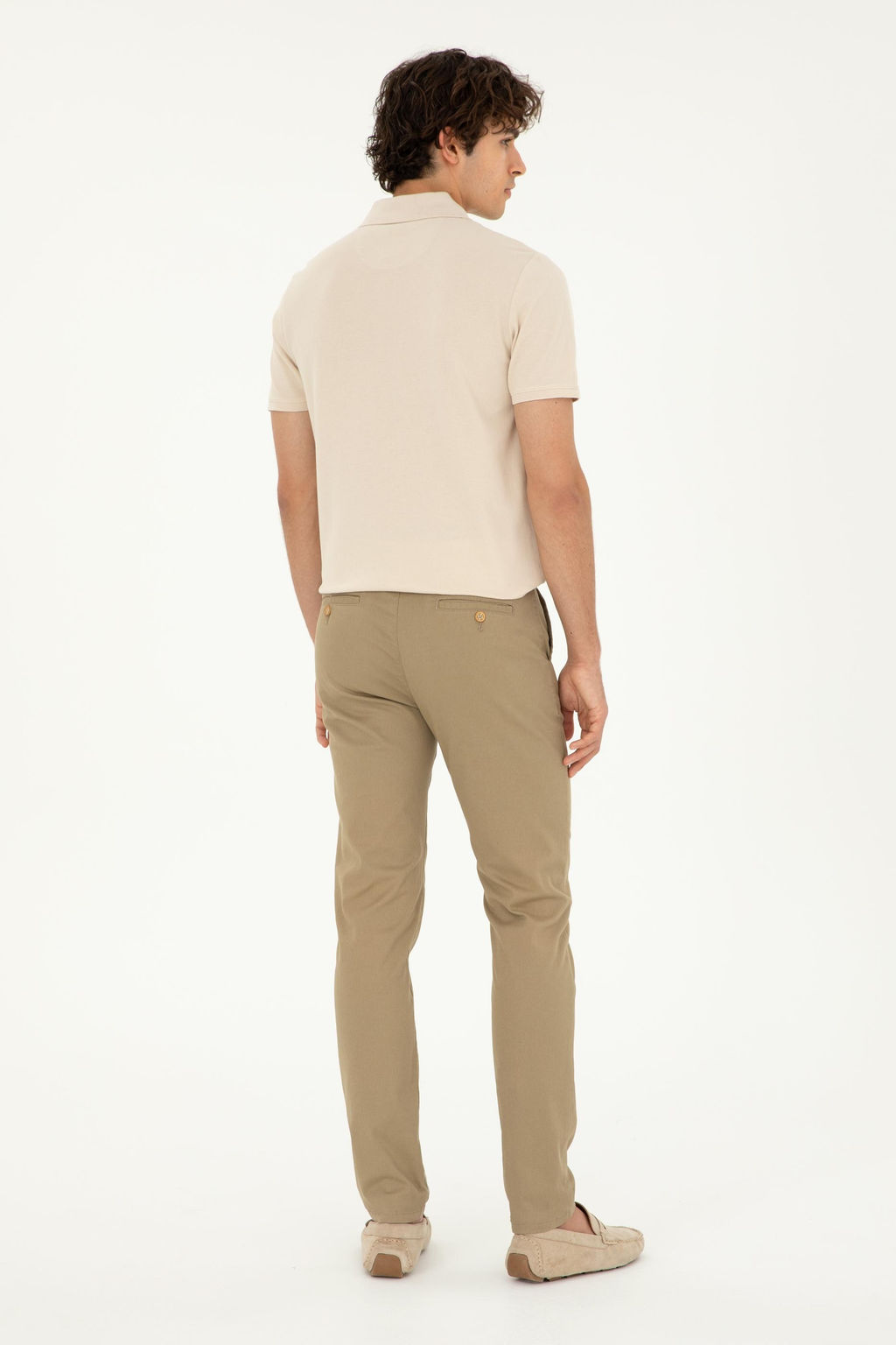 U. S. Polo Assn / Мужские брюки из плотной ткани светло-хаки - U.s. polo assn фото 4