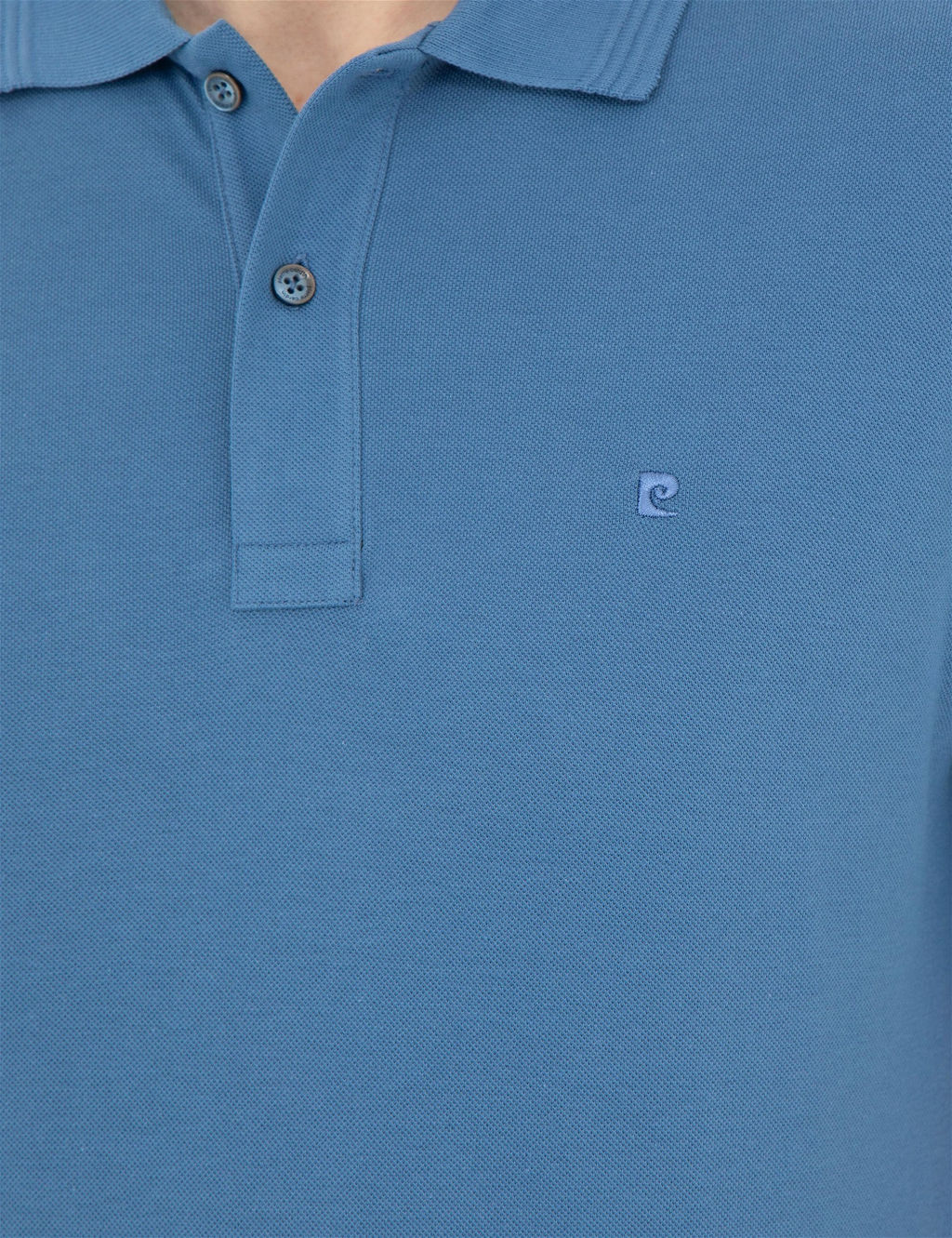 Koyu Mavi Slim Fit Basic Ti__rt