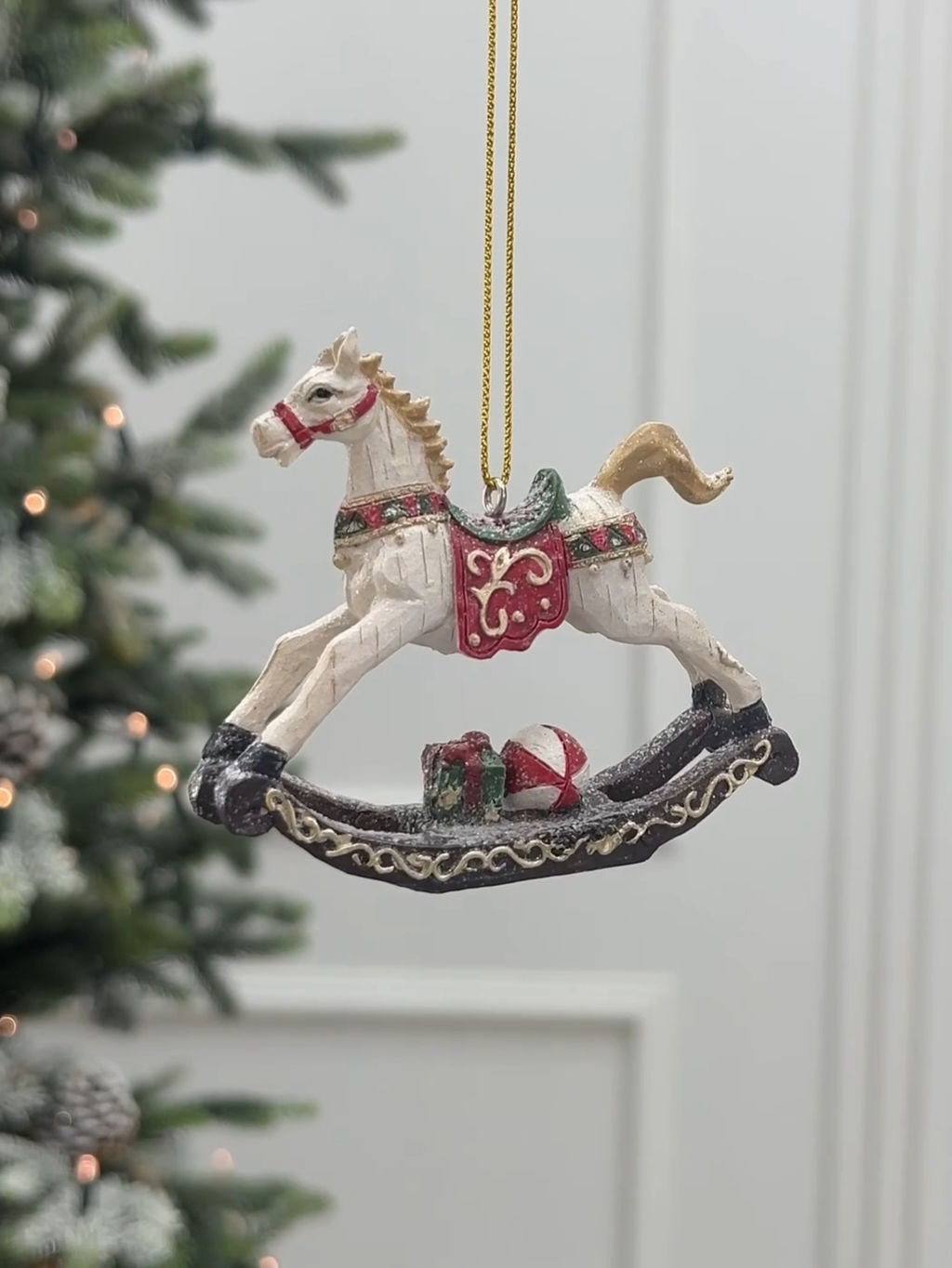Украшение новогоднее Лошадка-качалка, L8,5 W2 H7,5 см - Remeco фото 6