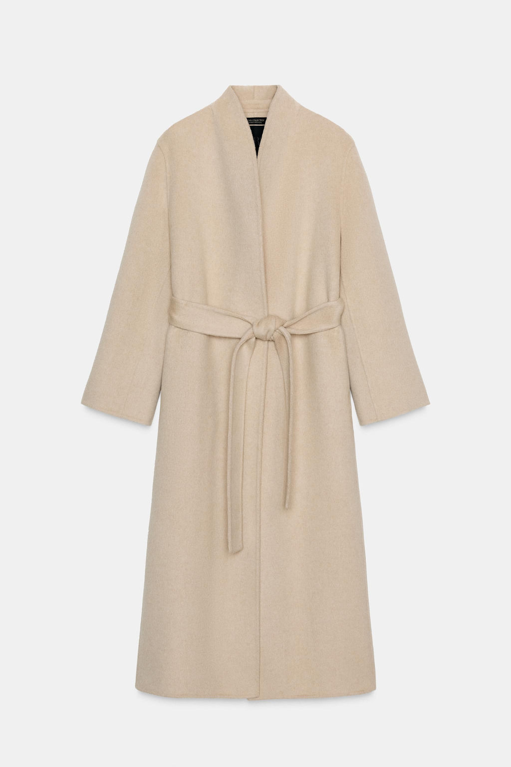 ZW COLLECTION LIMITED EDITION MINIMAL WOOL BLEND COAT - Zara фото 11