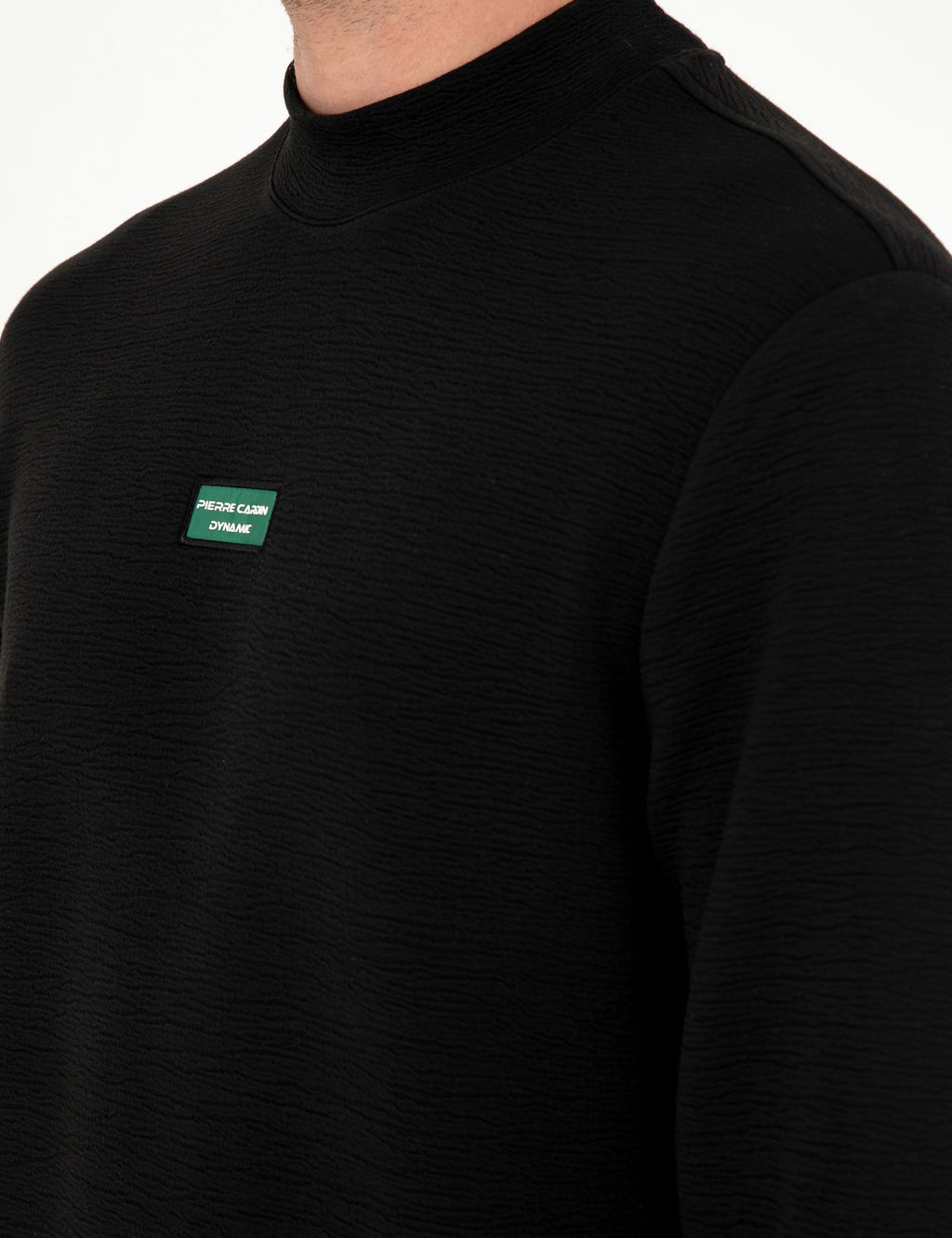 Siyah Regular Fit Sweatshirt - Pierre cardin фото 7