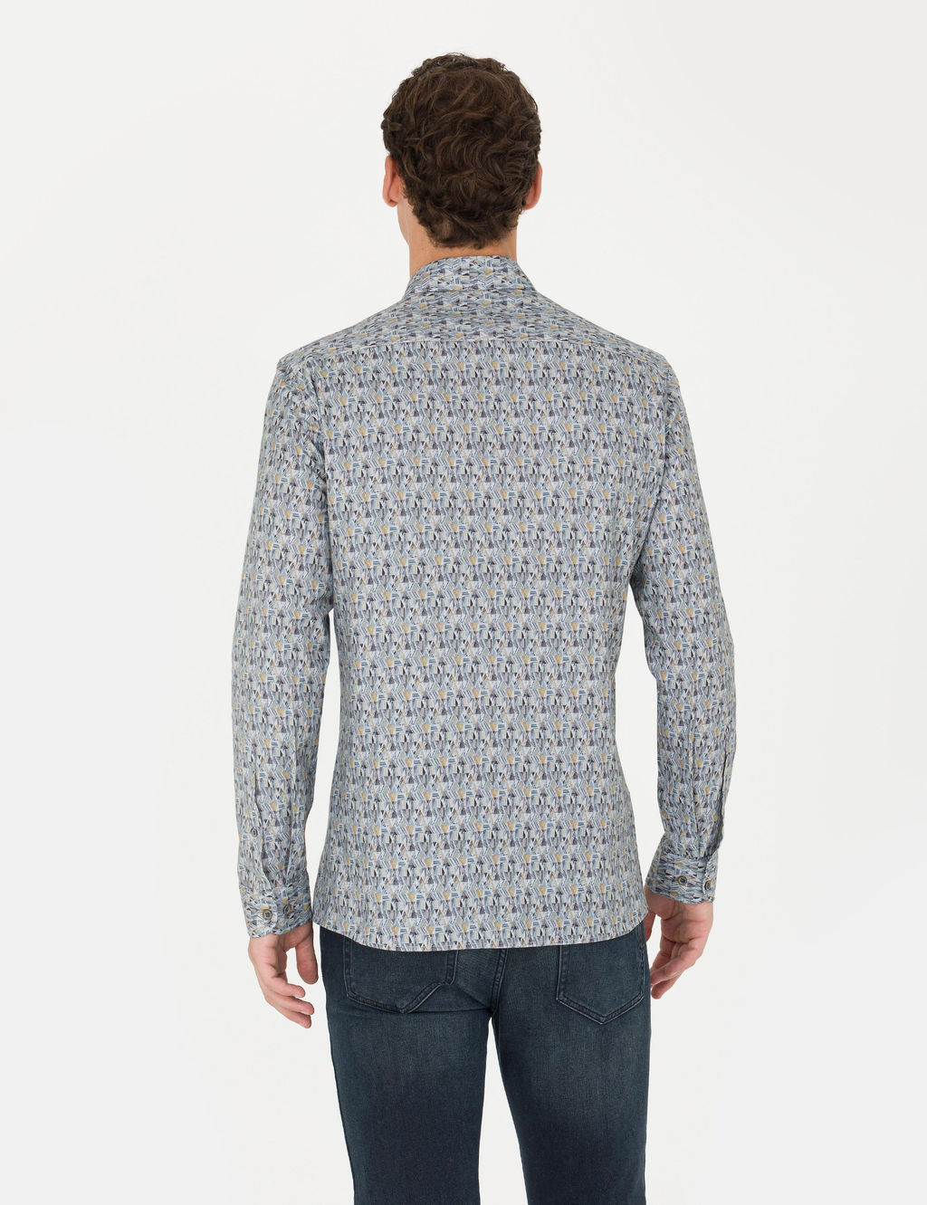 Рубашка Pierre Cardin Slim Fit петрол