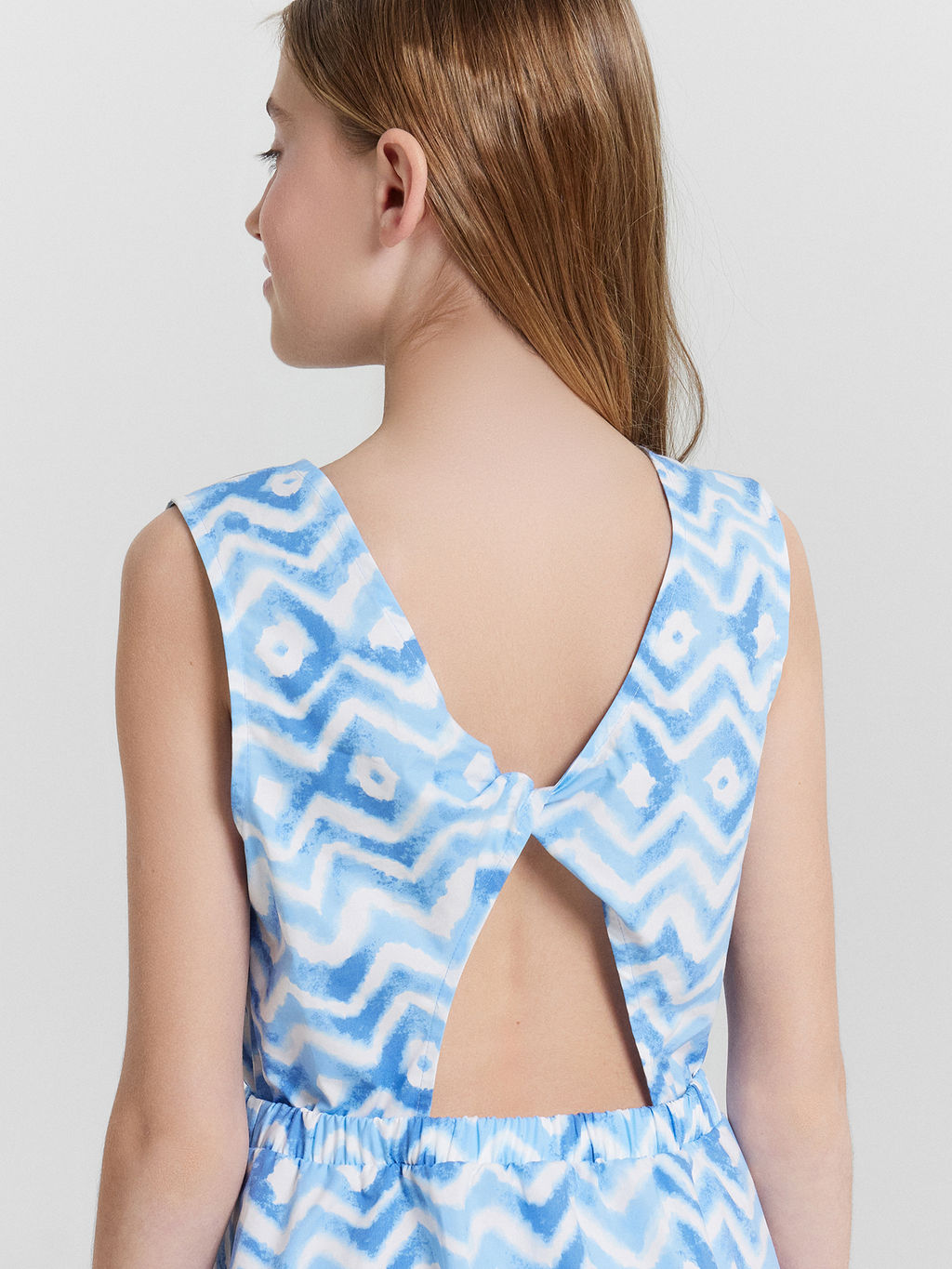 Сарафан для девочек с принтом зигзаги - Mark formelle фото 6