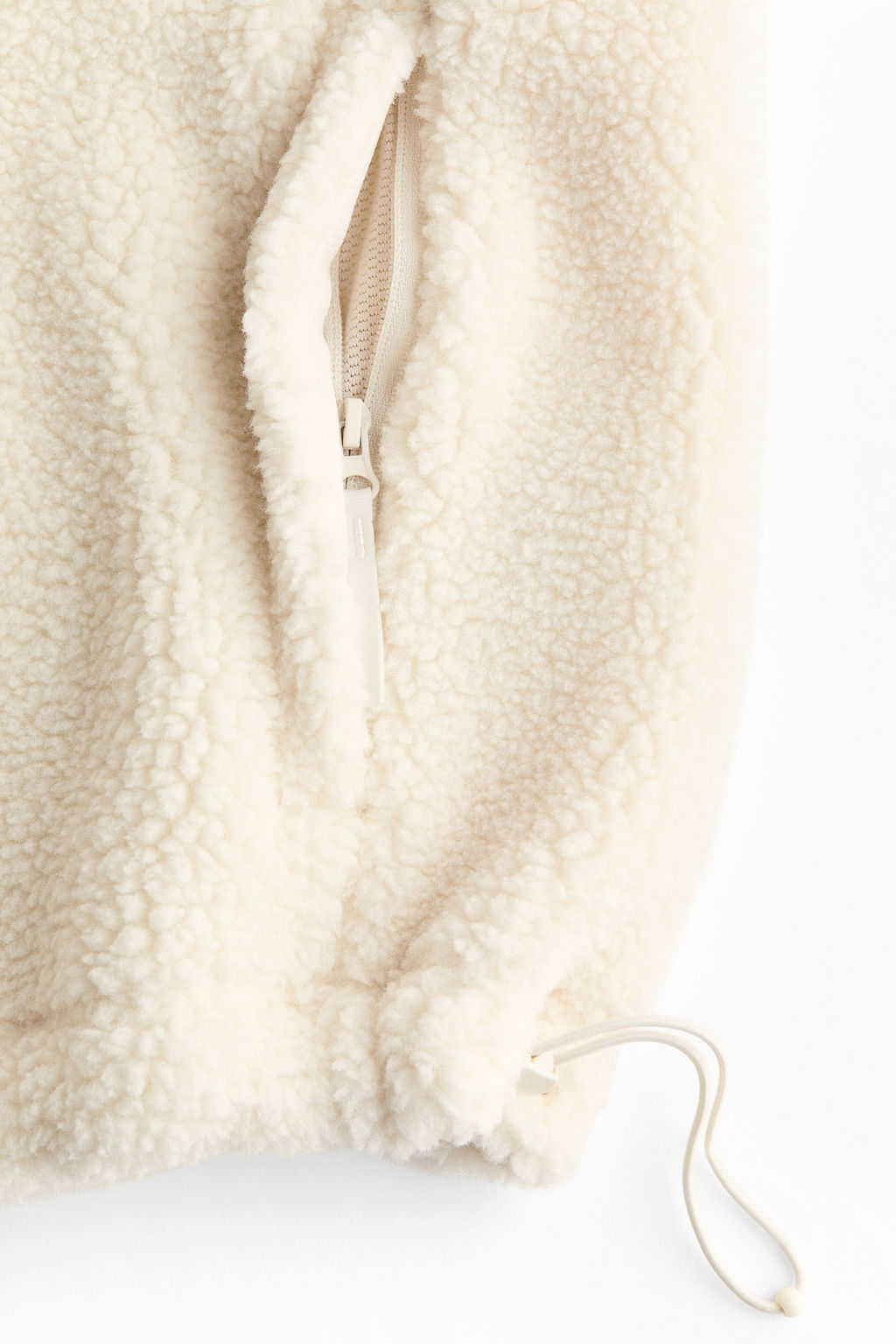 Chaqueta de deporte de borreguito Loose Fit - H&m фото 4