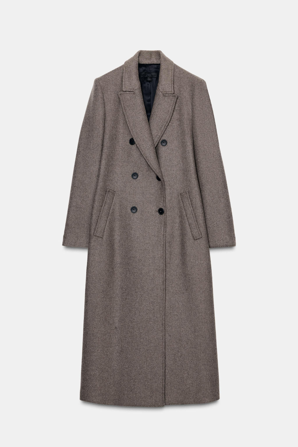 LONG DOUBLE-BREASTED COAT - Zara фото 4