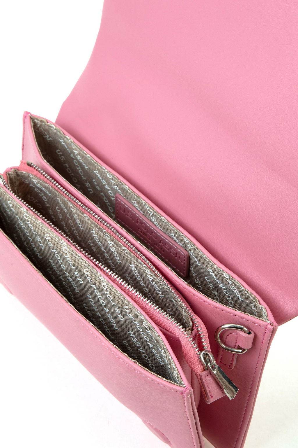 Женская розовая сумка через плечо Неожиданная скидка в корзине - U.s. polo assn фото 7