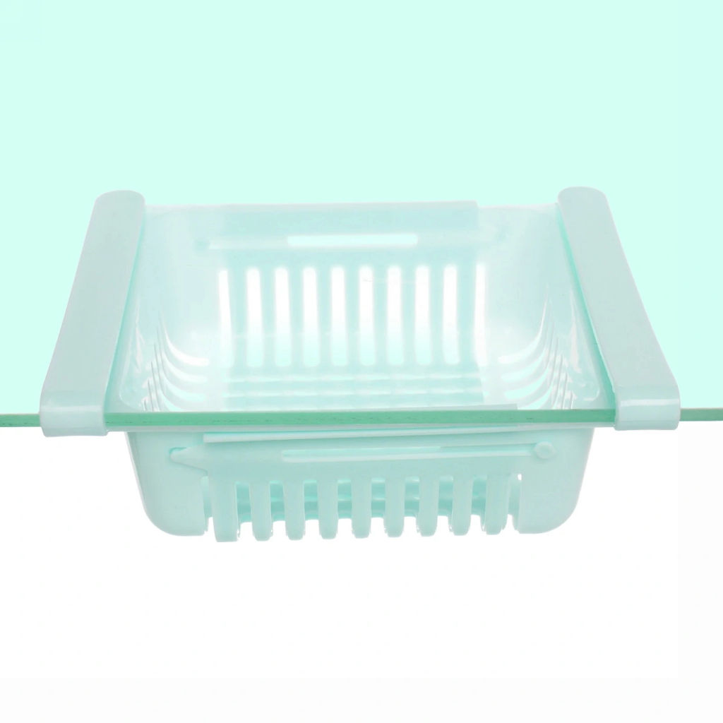 Цена за 3 шт. Полка пластиковая в холодильник раздвижная 20/27,5*15*6см