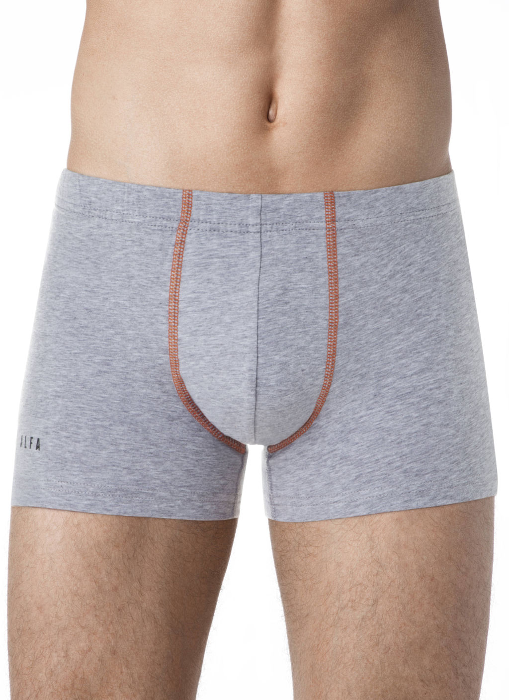 ALFA ТРУСЫ МУЖСКИЕ BOXER SHORTS 6303 Т.СИНИЙ МЕЛАНЖ - Conte elegant фото 3