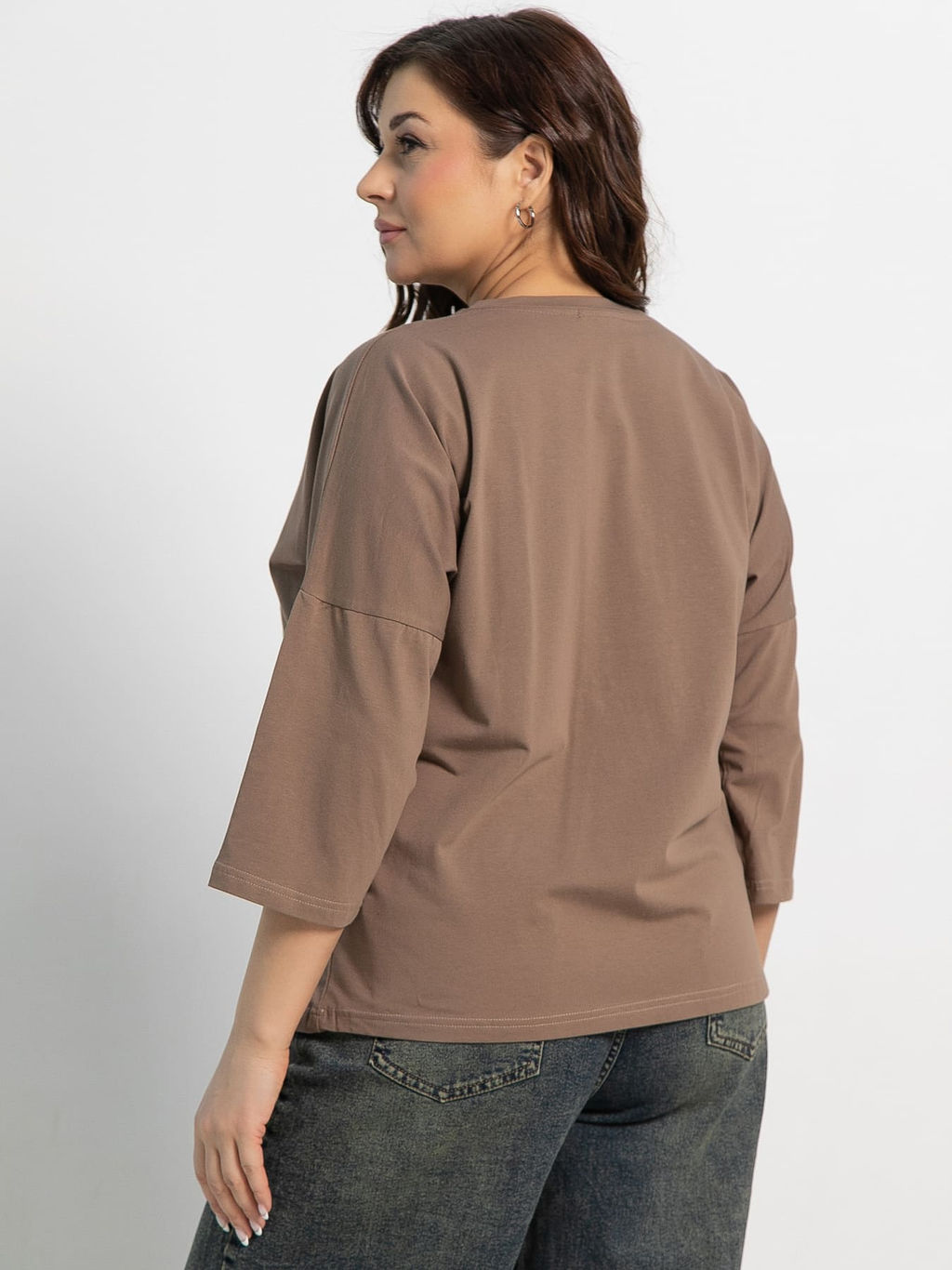 Блуза Ромашка (бежевая) Б15198-24М - Lt collection фото 3