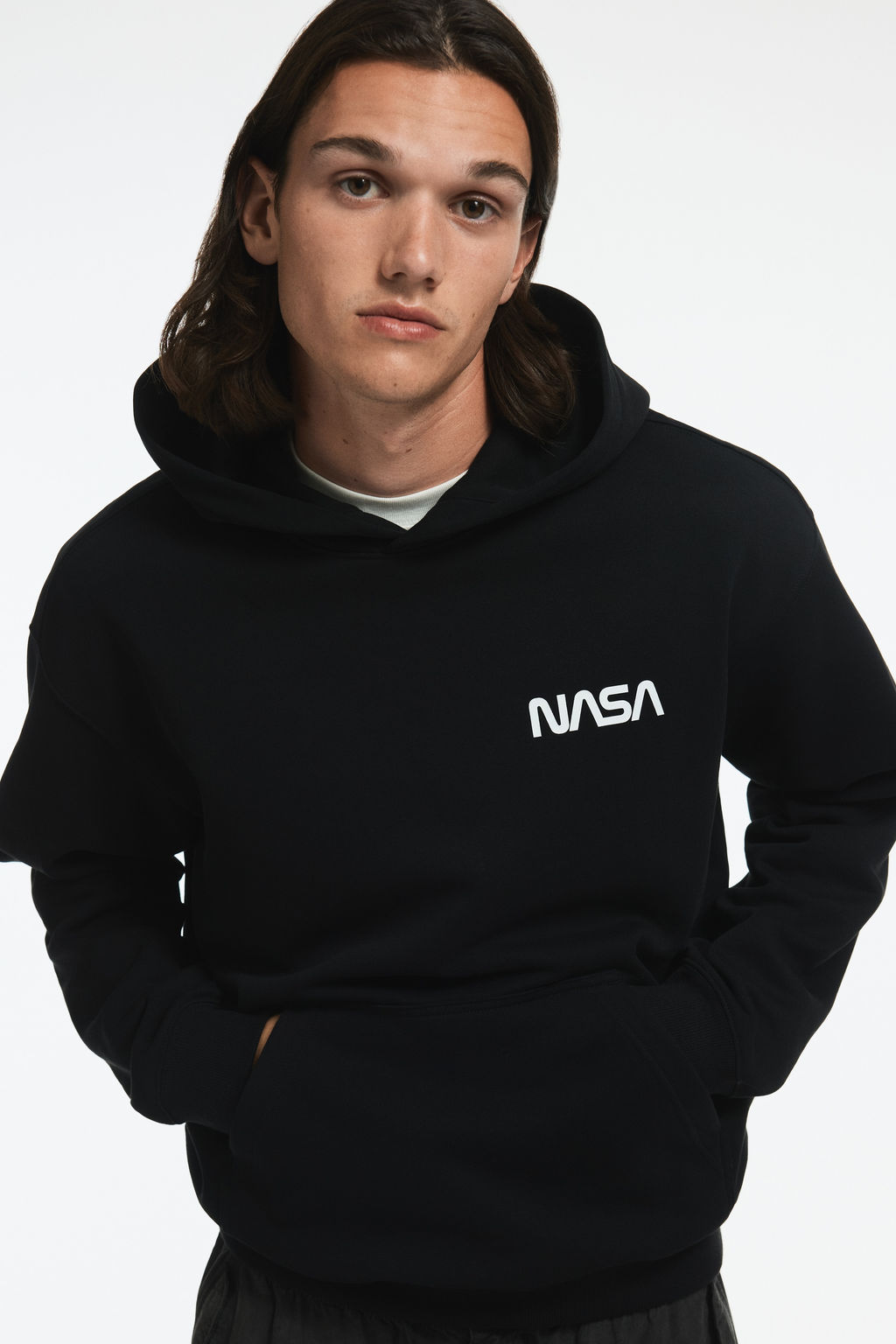 Sudadera con capucha y estampado Loose Fit - H&m фото 2