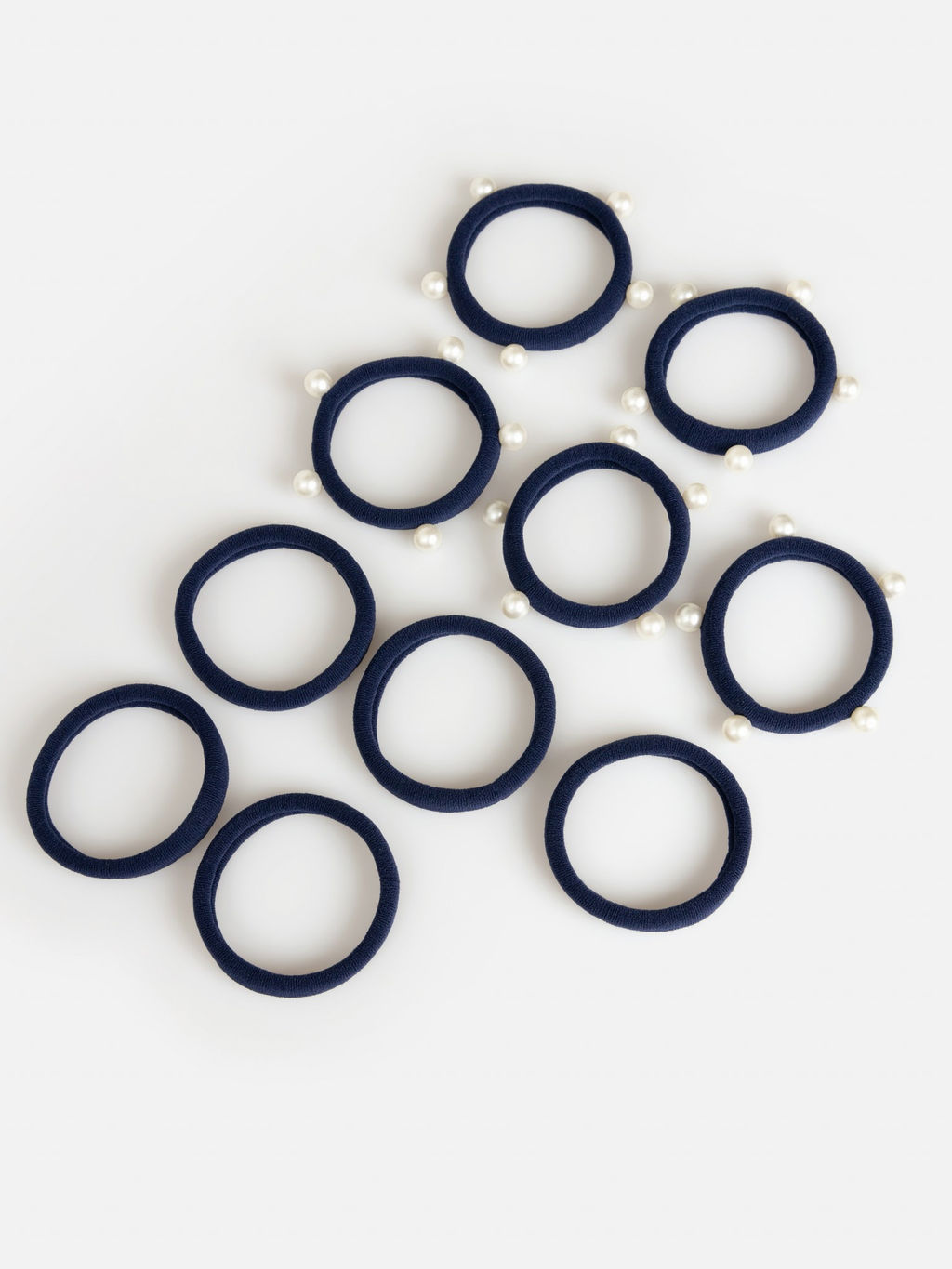 ACOOLA / Набор из 10 резинок для волос дет. Scolaron темно-синий  фото 2