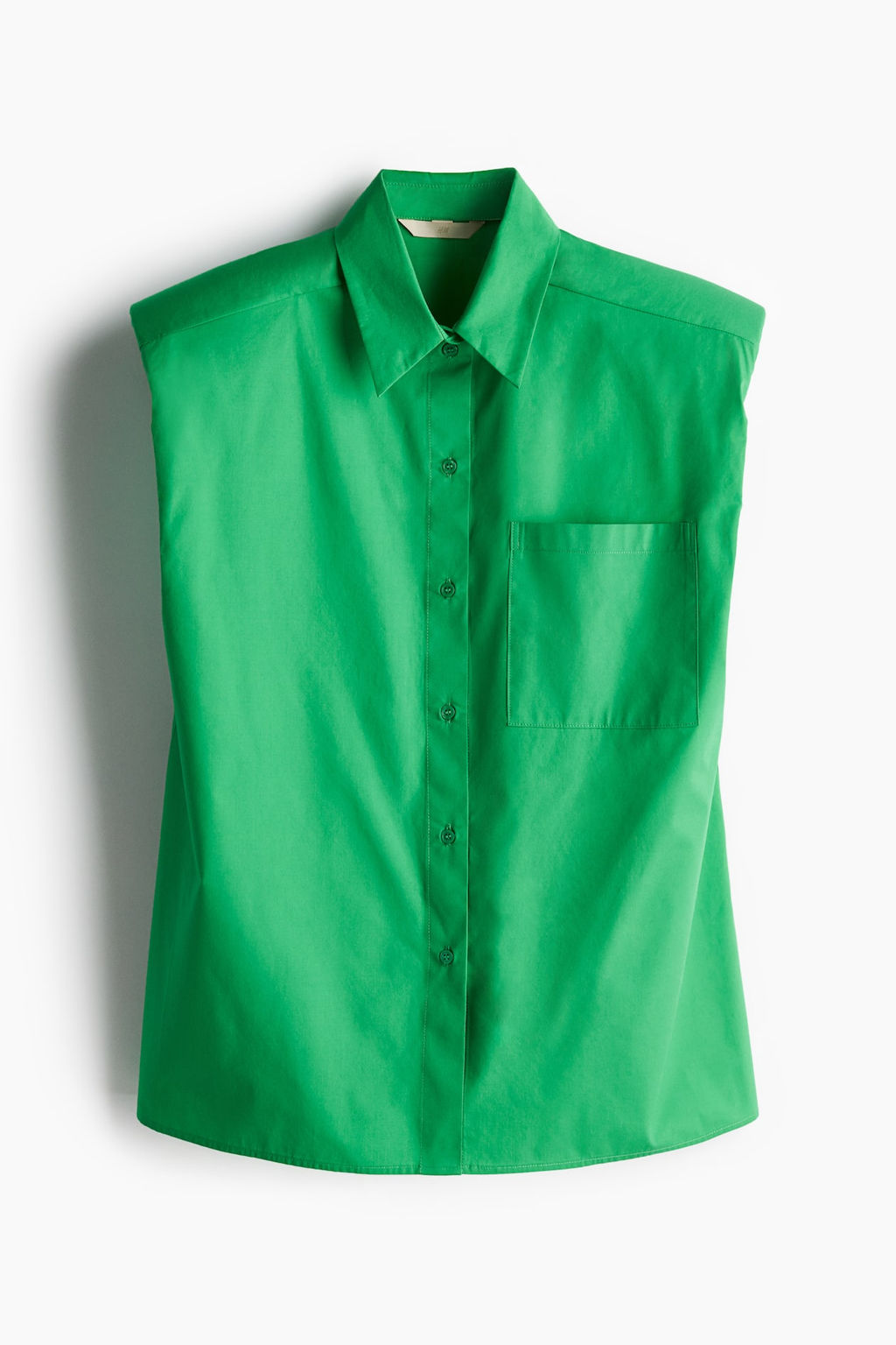 Camisa sin mangas con hombreras - H&m фото 5